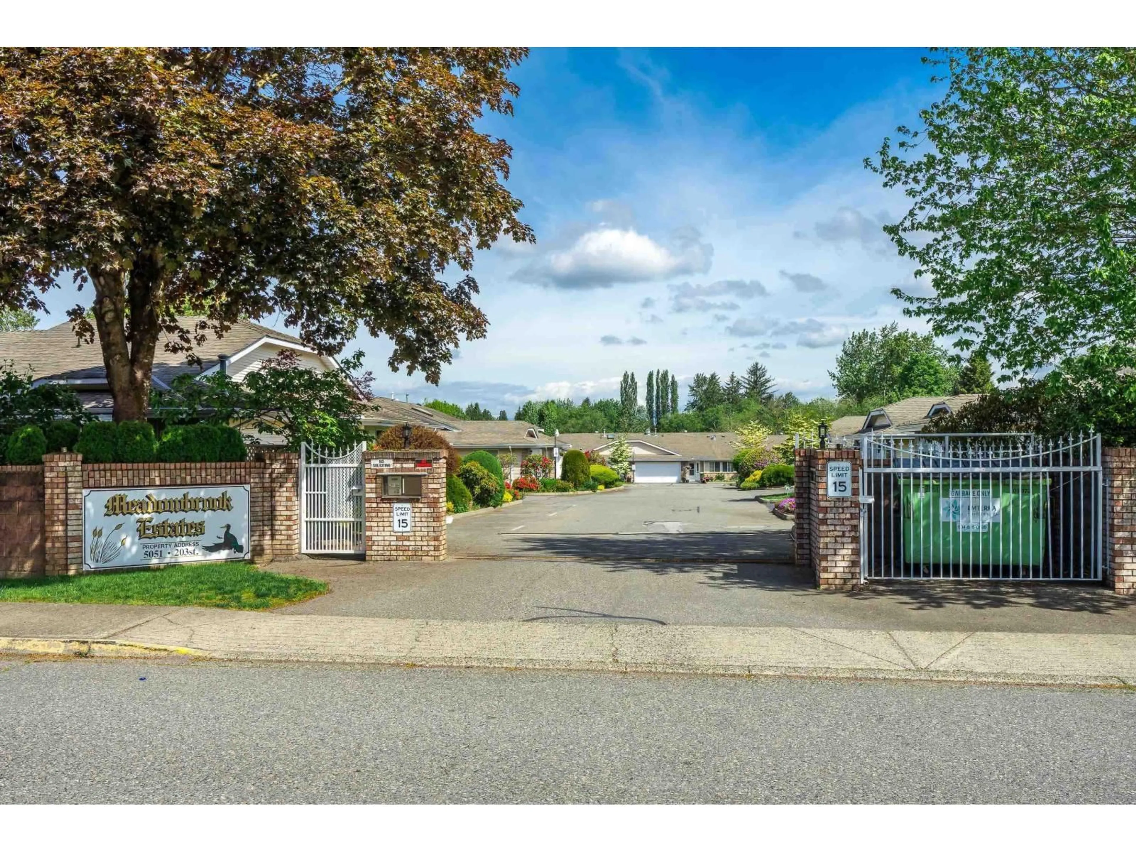 A pic from outside/outdoor area/front of a property/back of a property/a pic from drone, street for 4 - 5051 203 STREET, Langley British Columbia V3A1V5