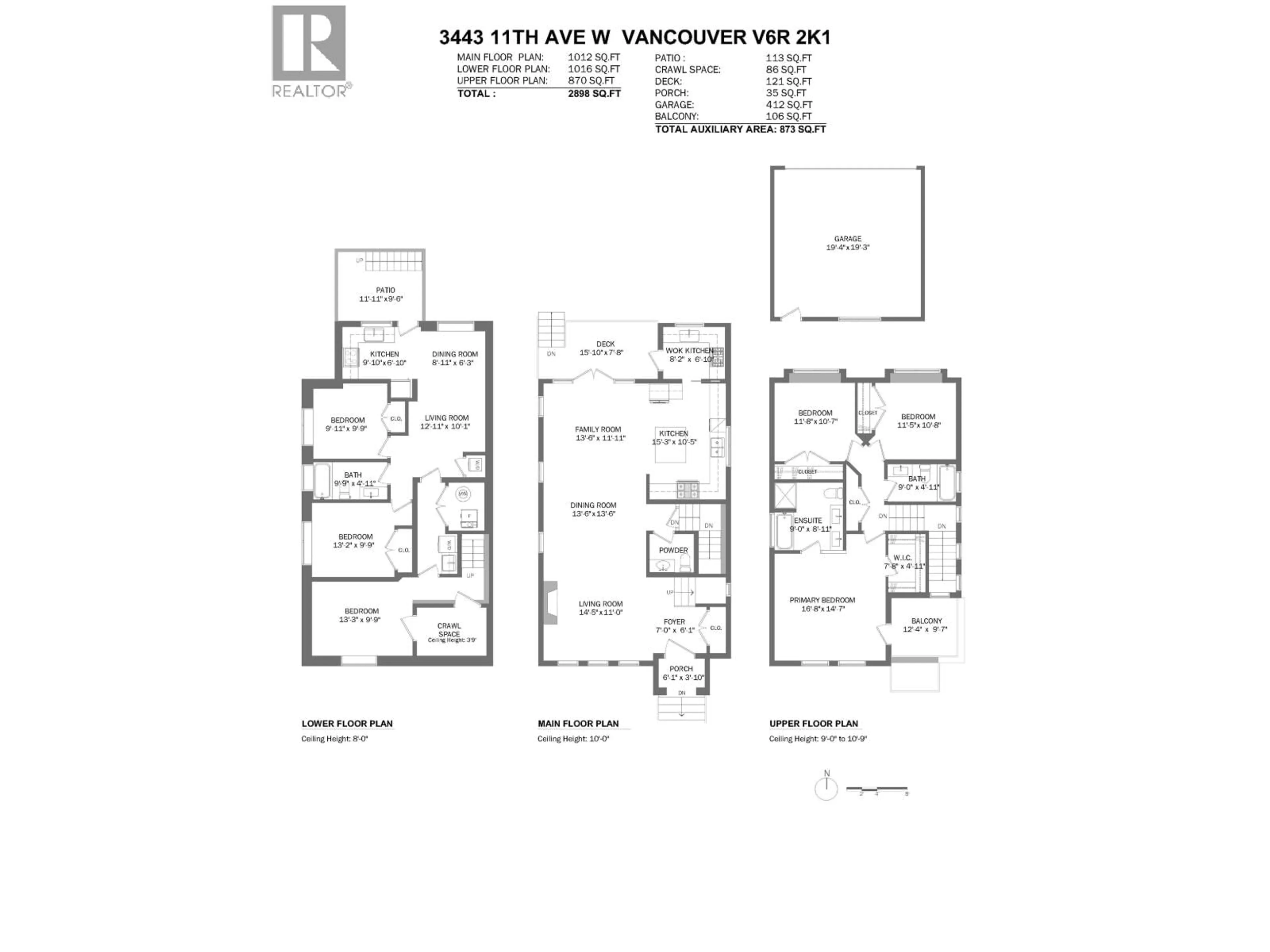 Floor plan for 3443 11TH AVENUE, Vancouver British Columbia V6R2K1