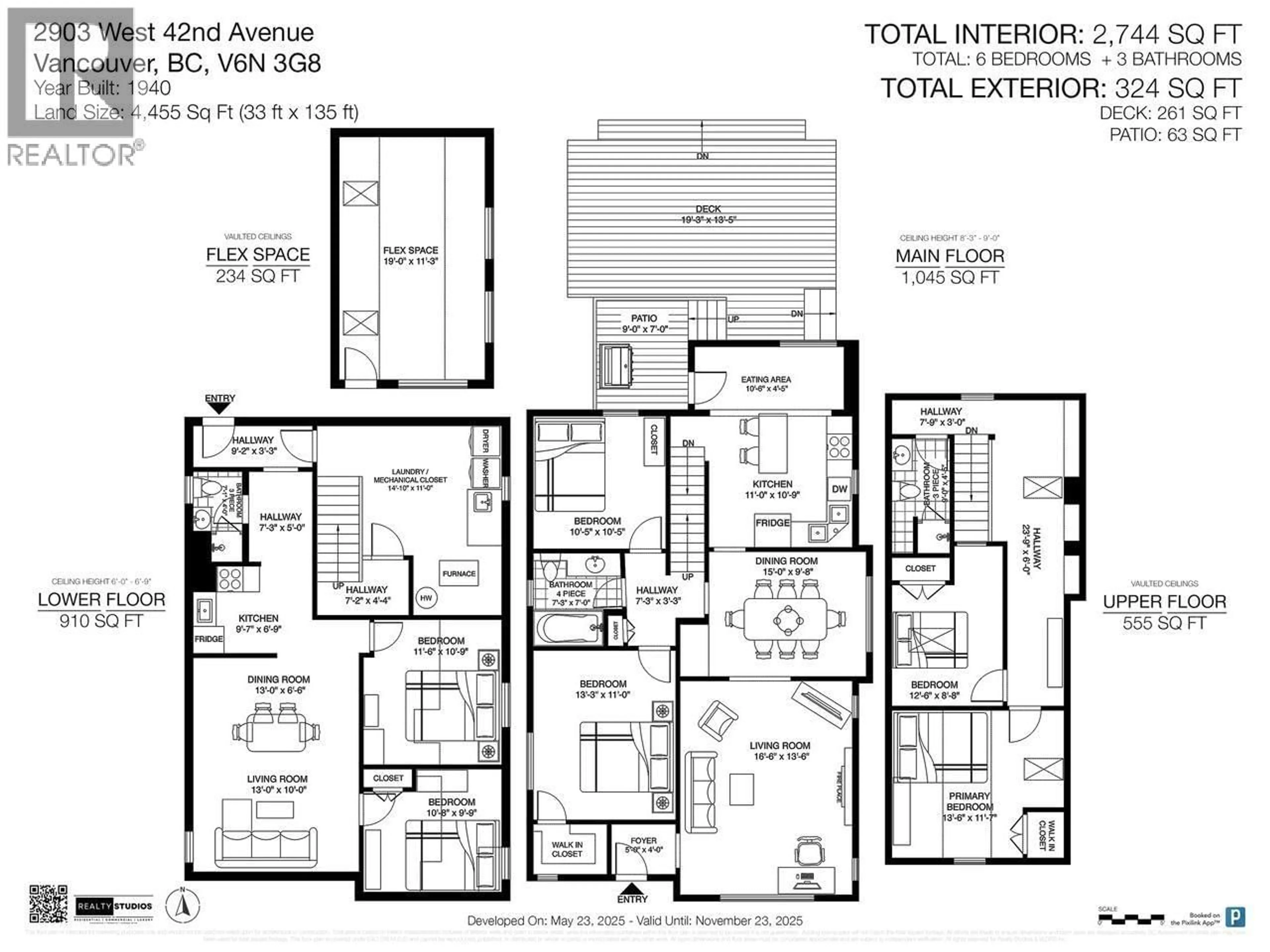 Floor plan for 2903 42ND AVENUE, Vancouver British Columbia V6N3G8