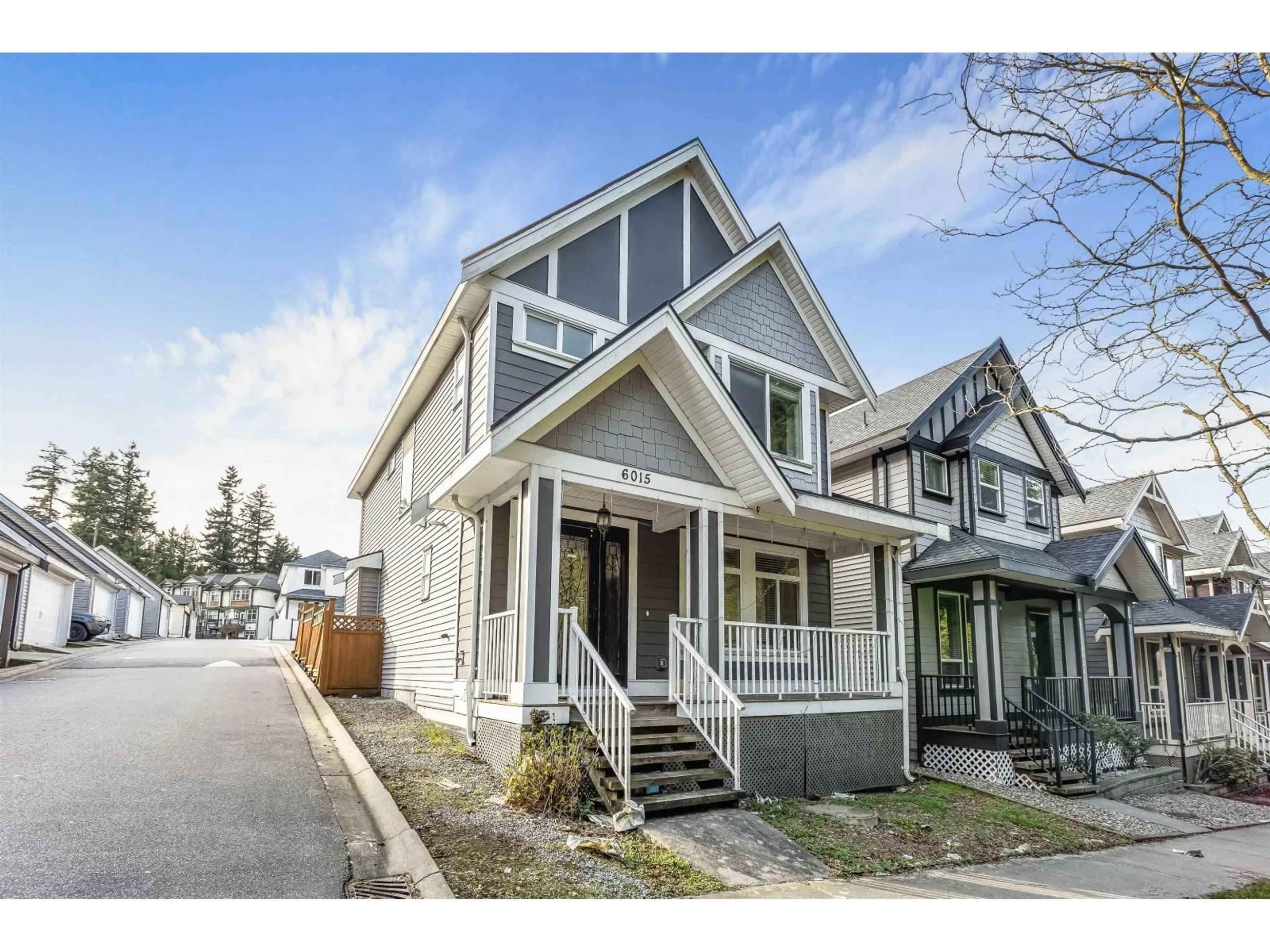 Home with vinyl exterior material, street for 6015 138A STREET, Surrey British Columbia V3X1E7