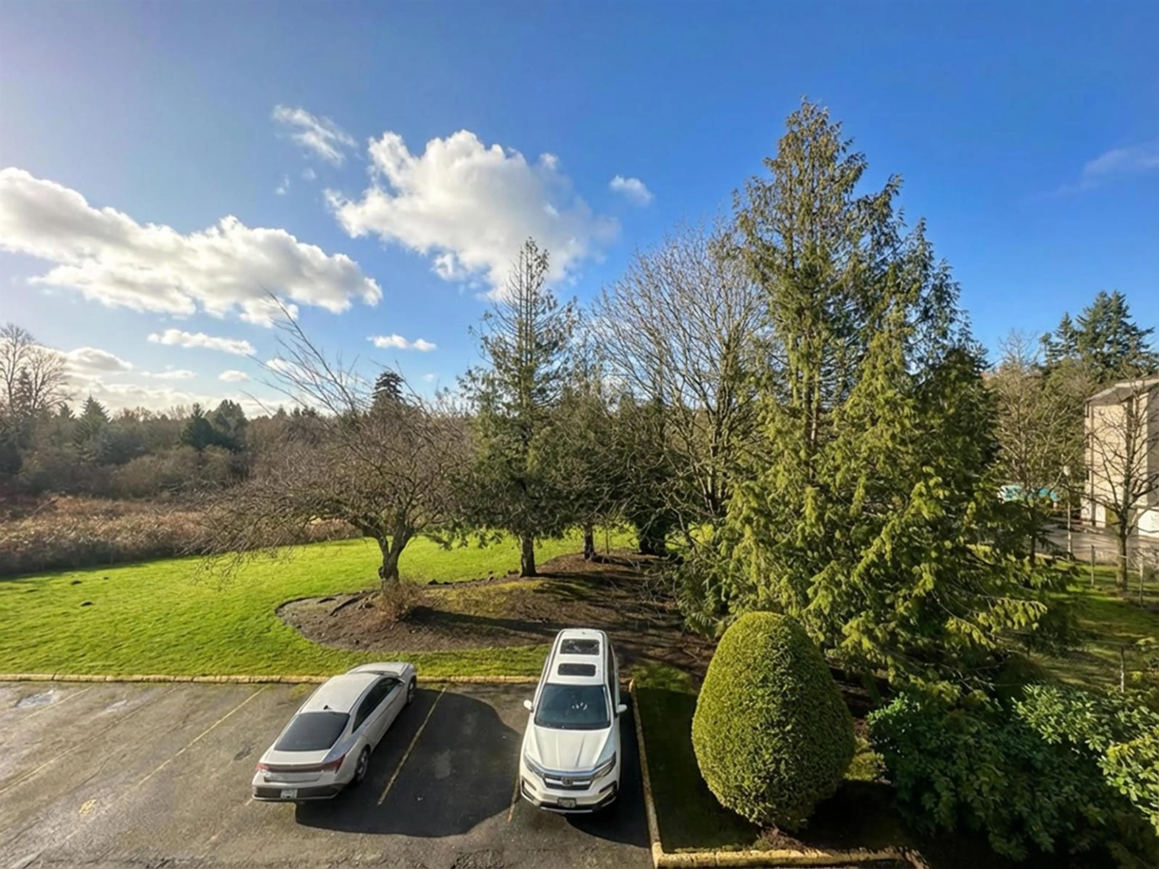 A pic from outside/outdoor area/front of a property/back of a property/a pic from drone, forest/trees view for 217 - 20454 53 AVENUE, Langley British Columbia V3A7S1