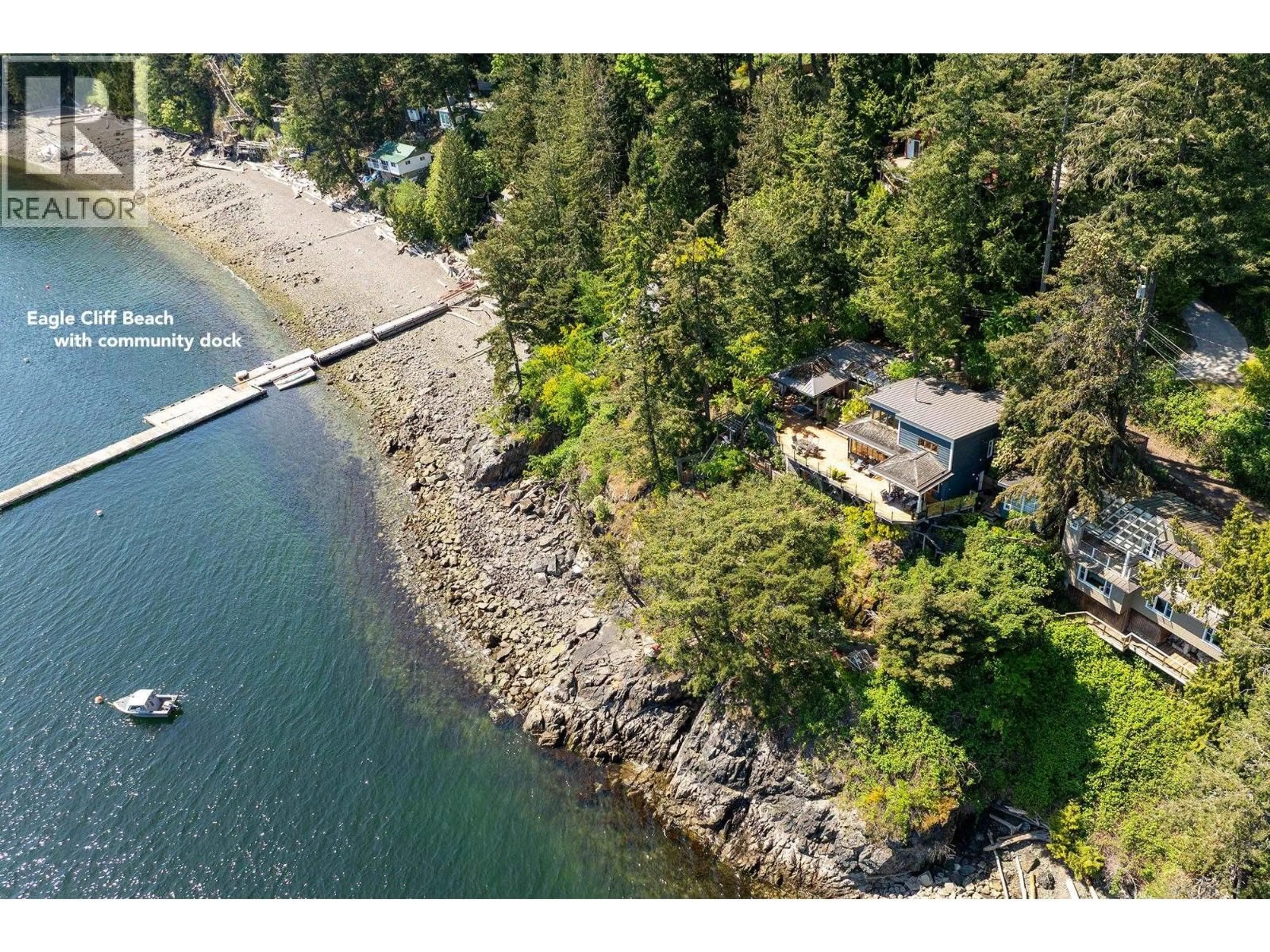 A pic from outside/outdoor area/front of a property/back of a property/a pic from drone, water/lake/river/ocean view for 1477 CLEATOR ROAD, Bowen Island British Columbia V0N1G1