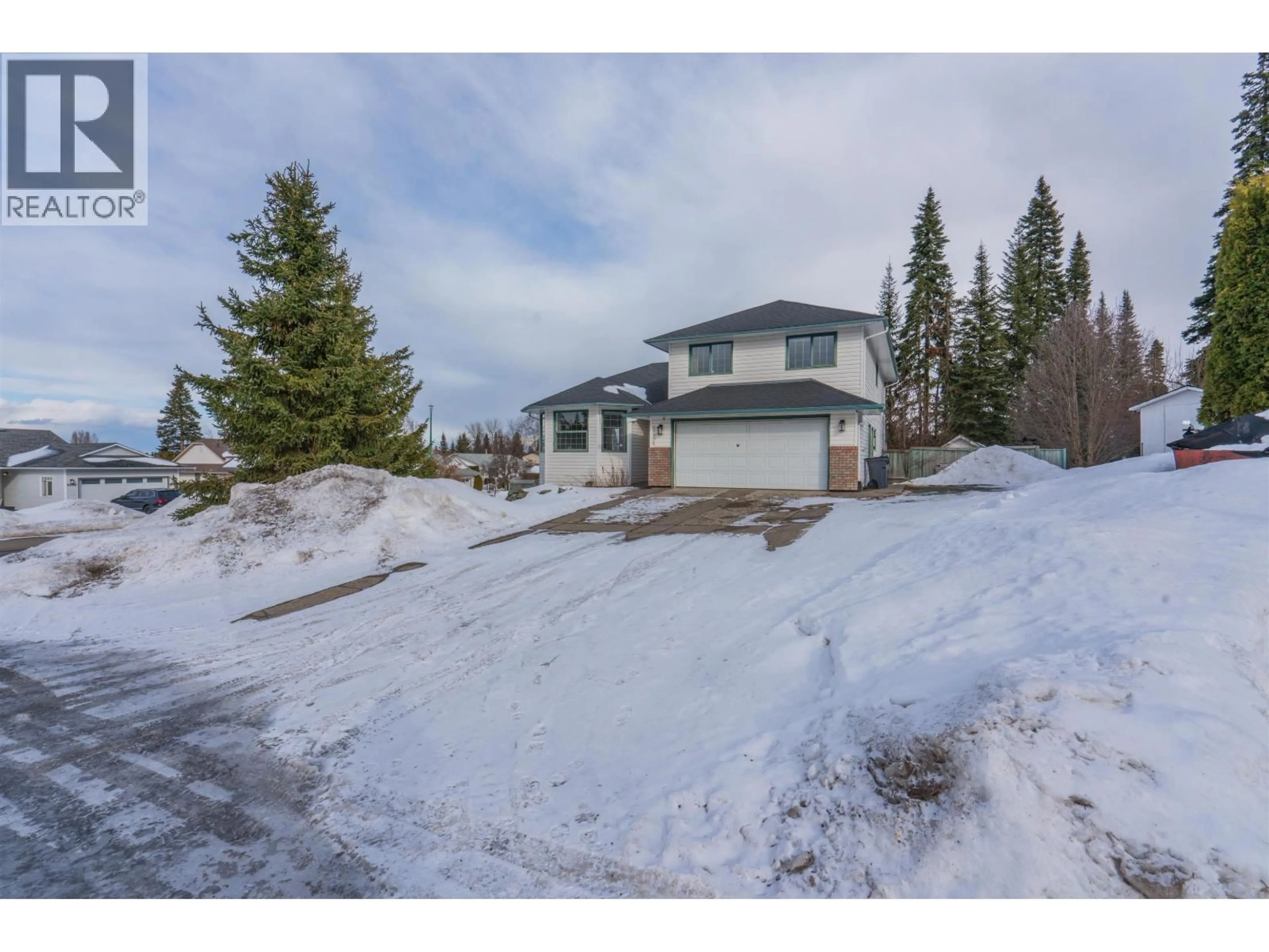 A pic from outside/outdoor area/front of a property/back of a property/a pic from drone, street for 6454 BURKITT ROAD, Prince George British Columbia V2K4S9