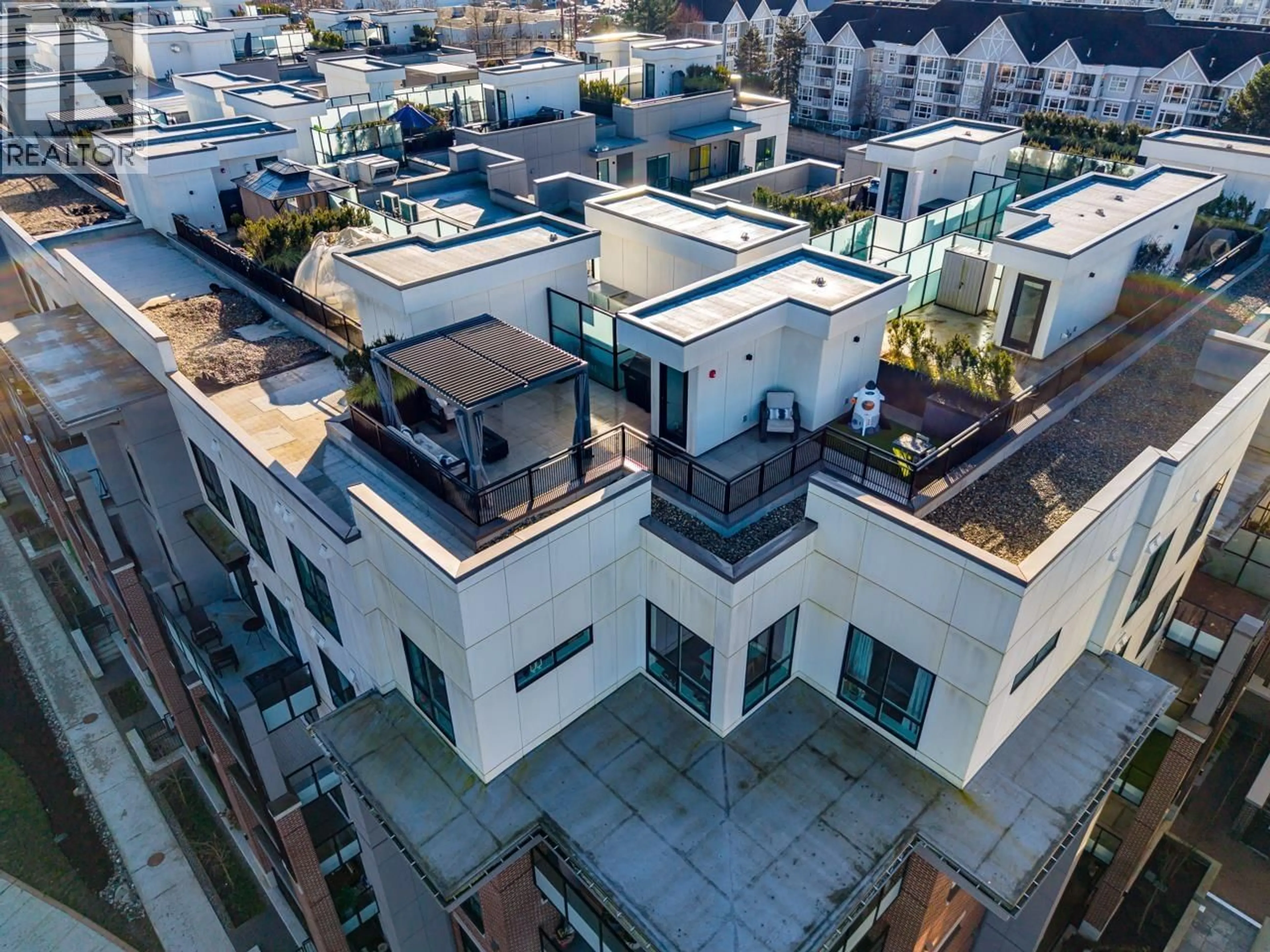 A pic from outside/outdoor area/front of a property/back of a property/a pic from drone, city buildings view from balcony for 614 - 55 KLAHANIE DRIVE, Port Moody British Columbia V3H0M9