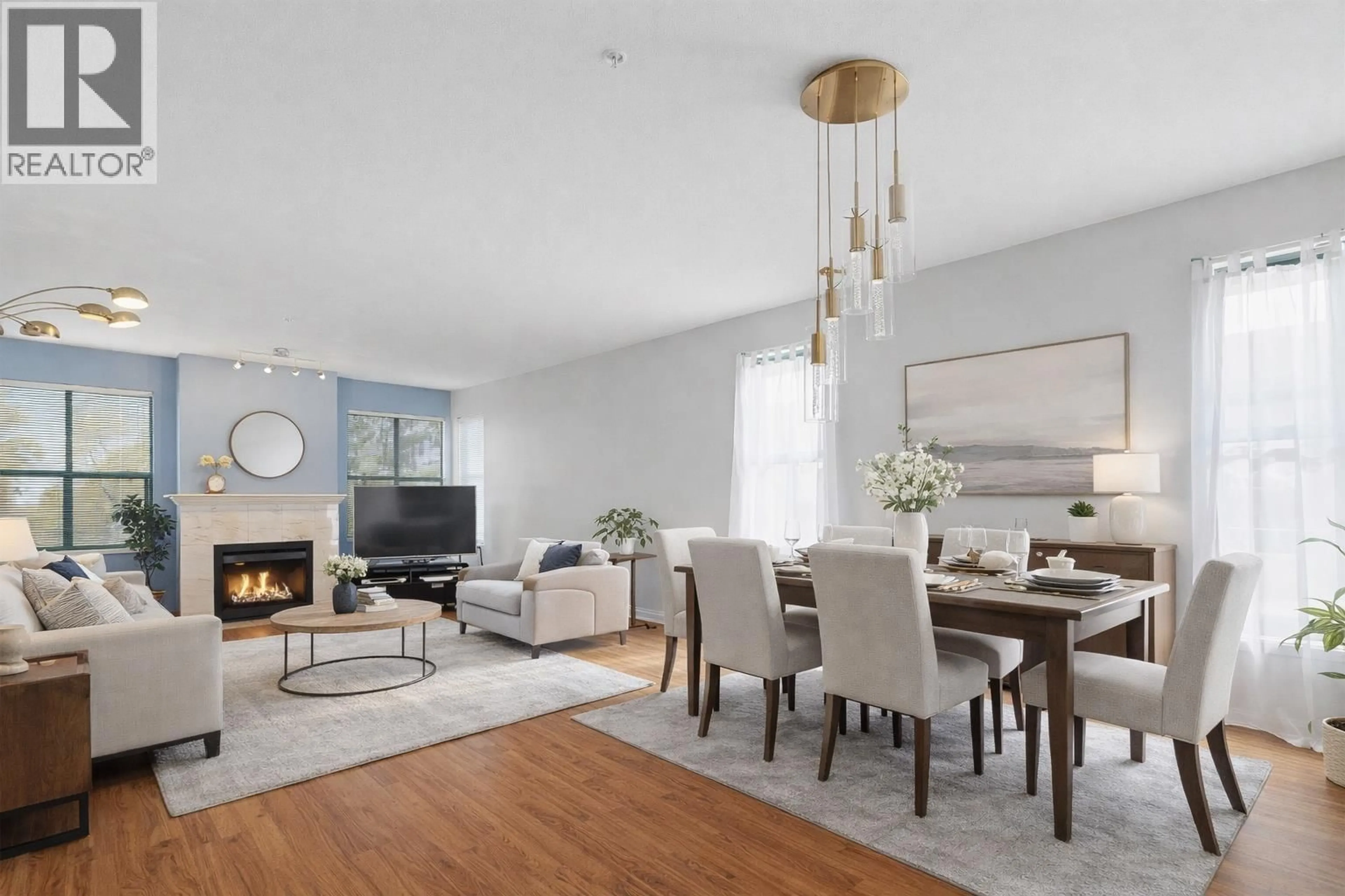 Living room with furniture, unknown for 203 - 5550 14B AVENUE, Delta British Columbia V4M2G6