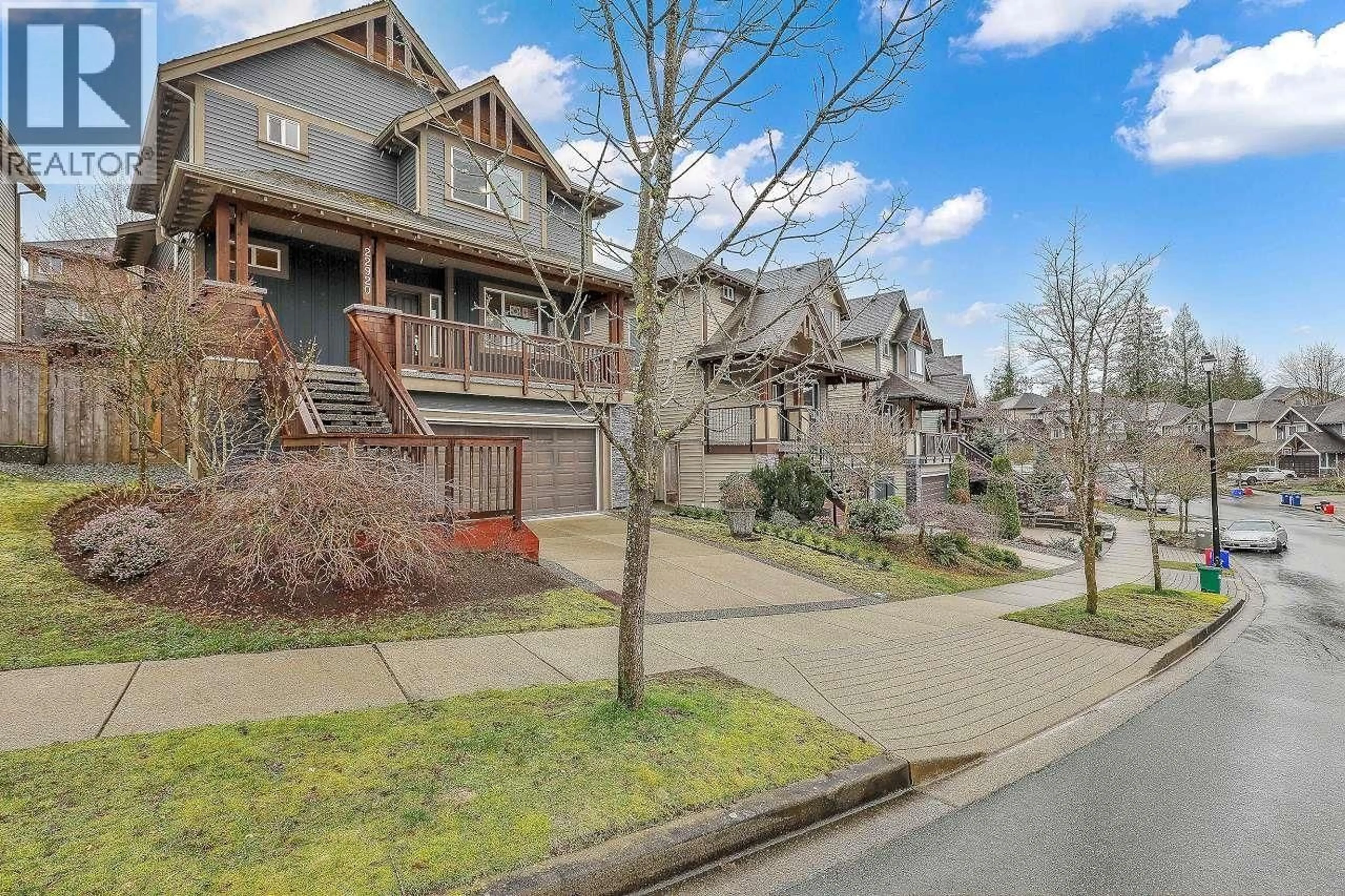 A pic from outside/outdoor area/front of a property/back of a property/a pic from drone, street for 22920 GILBERT DRIVE, Maple Ridge British Columbia V4R0C4