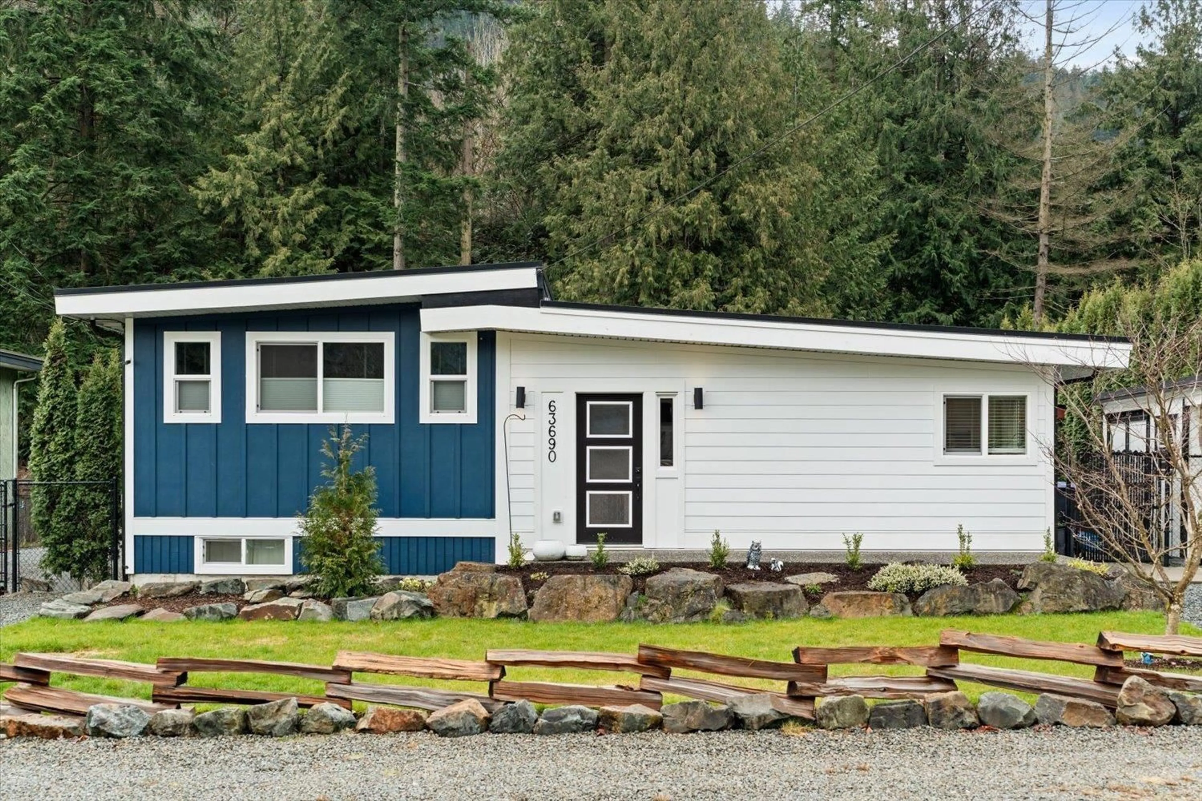 Home with vinyl exterior material, street for 63690 OLD YALE ROAD, Hope British Columbia V0X1L2
