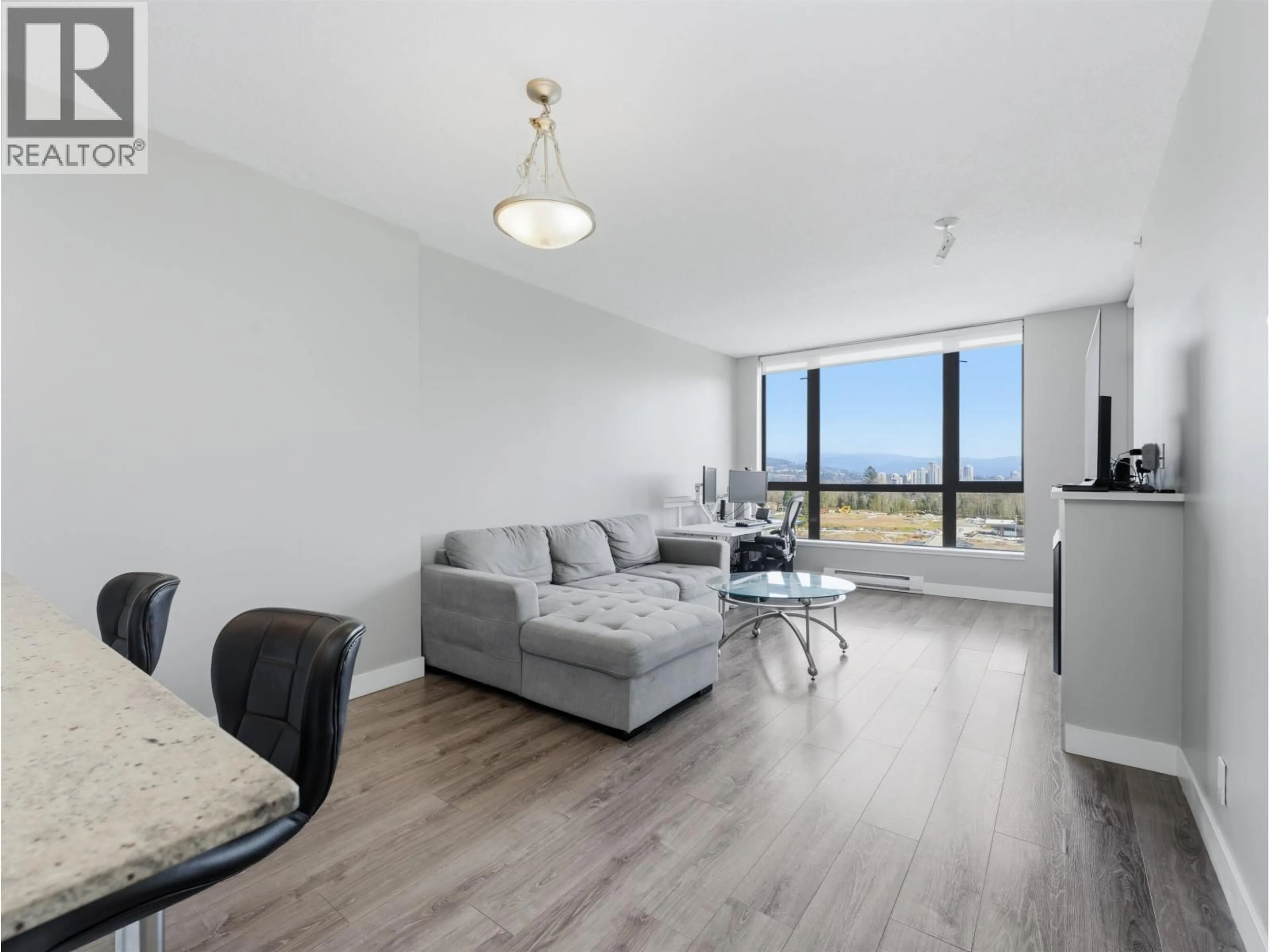 Living room with furniture, unknown for 2201 - 400 CAPILANO ROAD, Port Moody British Columbia V3H0E1