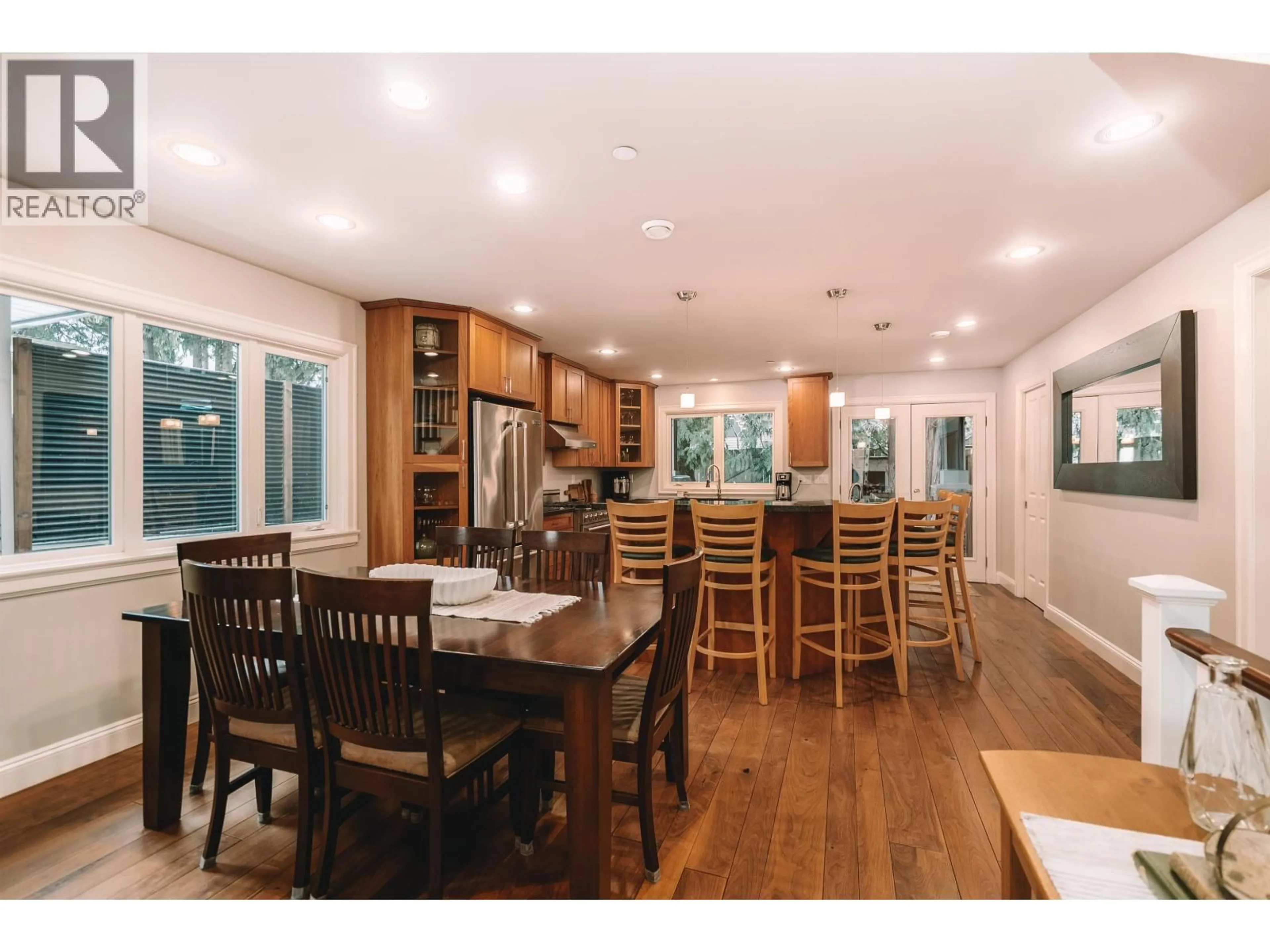 Open concept kitchen, wood/laminate floor for 1845 HARBOUR STREET, Port Coquitlam British Columbia V3C1A4