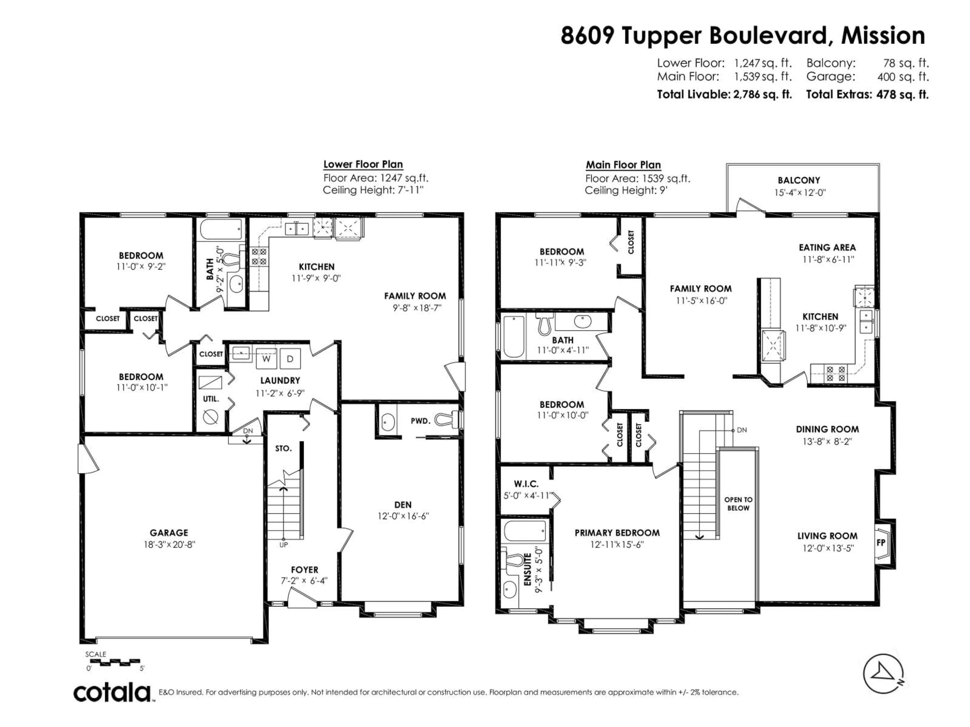 Floor plan for 8609 TUPPER BOULEVARD, Mission British Columbia V2V0A3