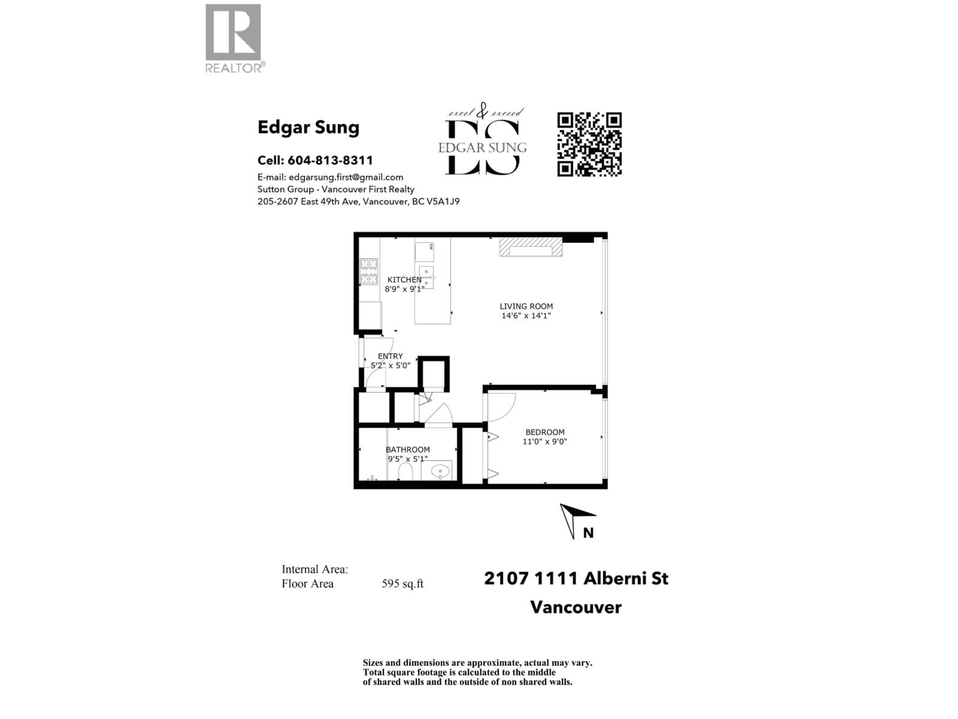 Floor plan for 2107 - 1111 ALBERNI STREET, Vancouver British Columbia V6E4V2
