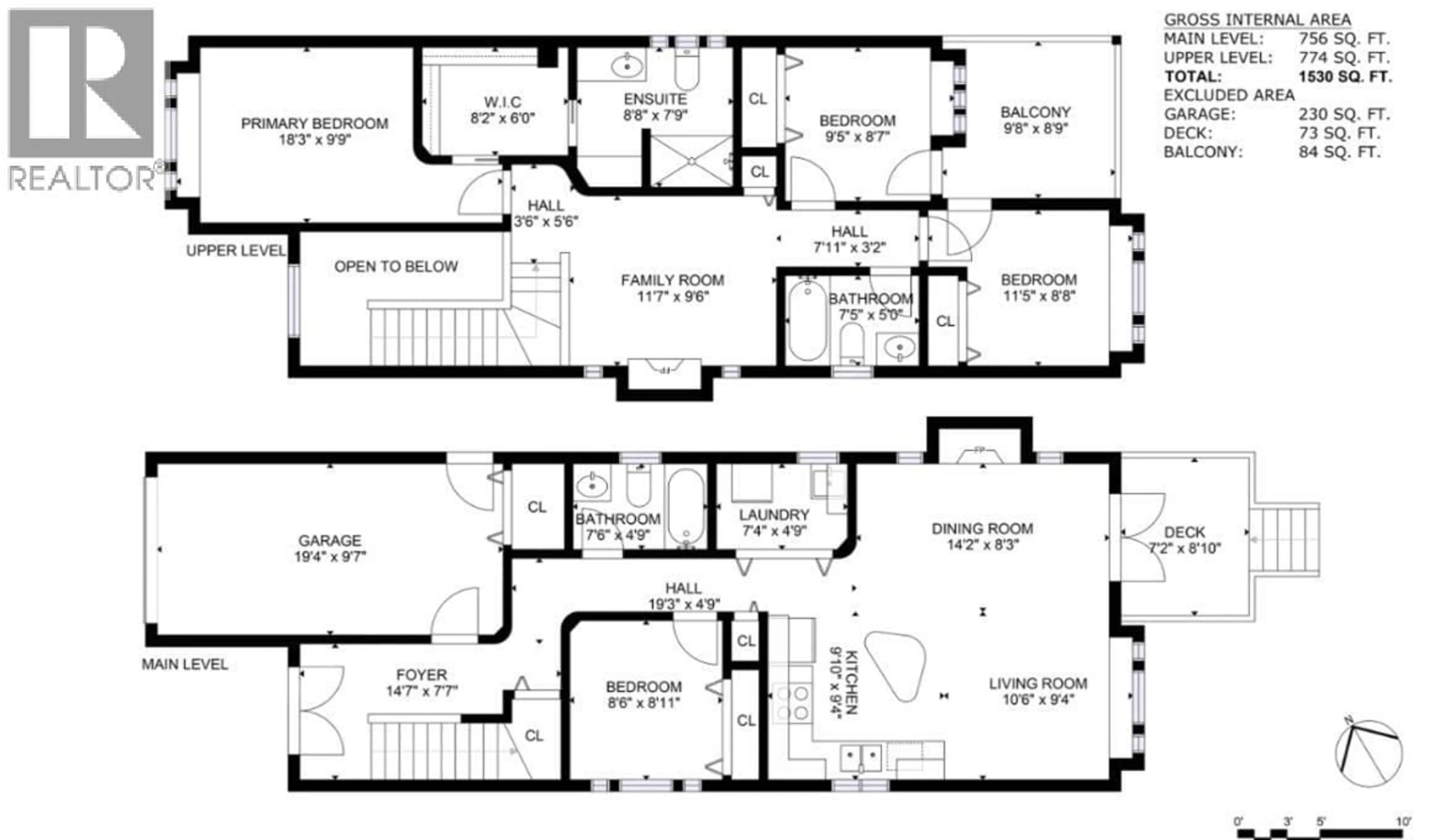 Floor plan for 232 FOURTH AVENUE, New Westminster British Columbia V3L1N7