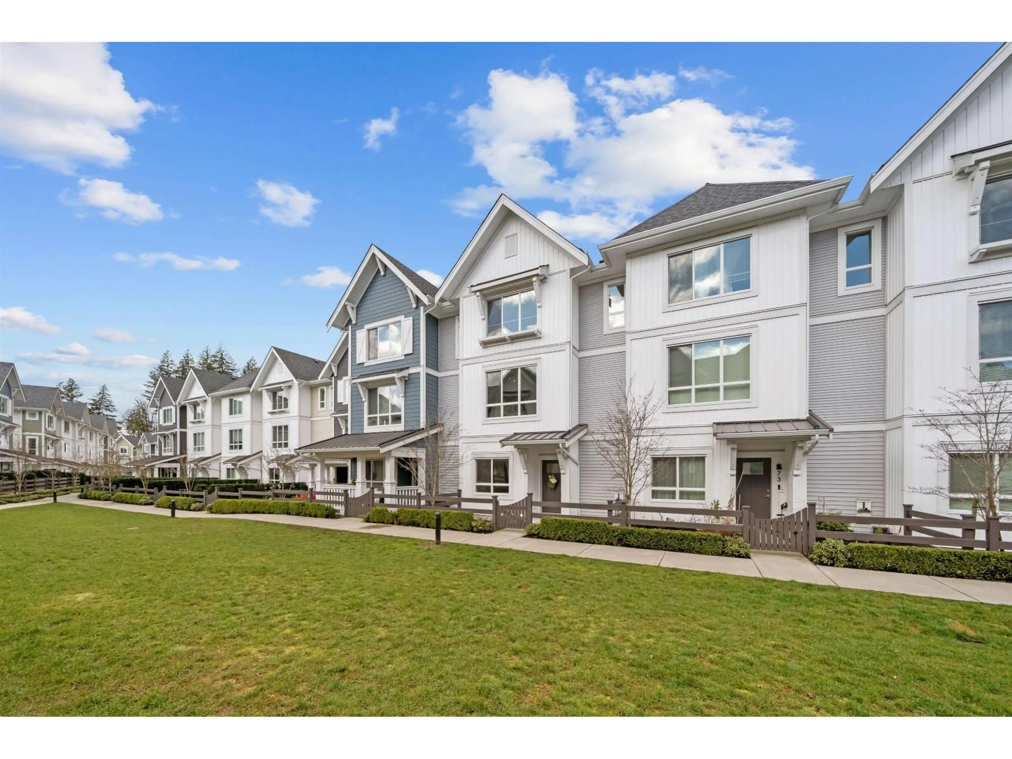 A pic from outside/outdoor area/front of a property/back of a property/a pic from drone, mountain view for 74 - 8335 NELSON STREET, Mission British Columbia V4S0E4