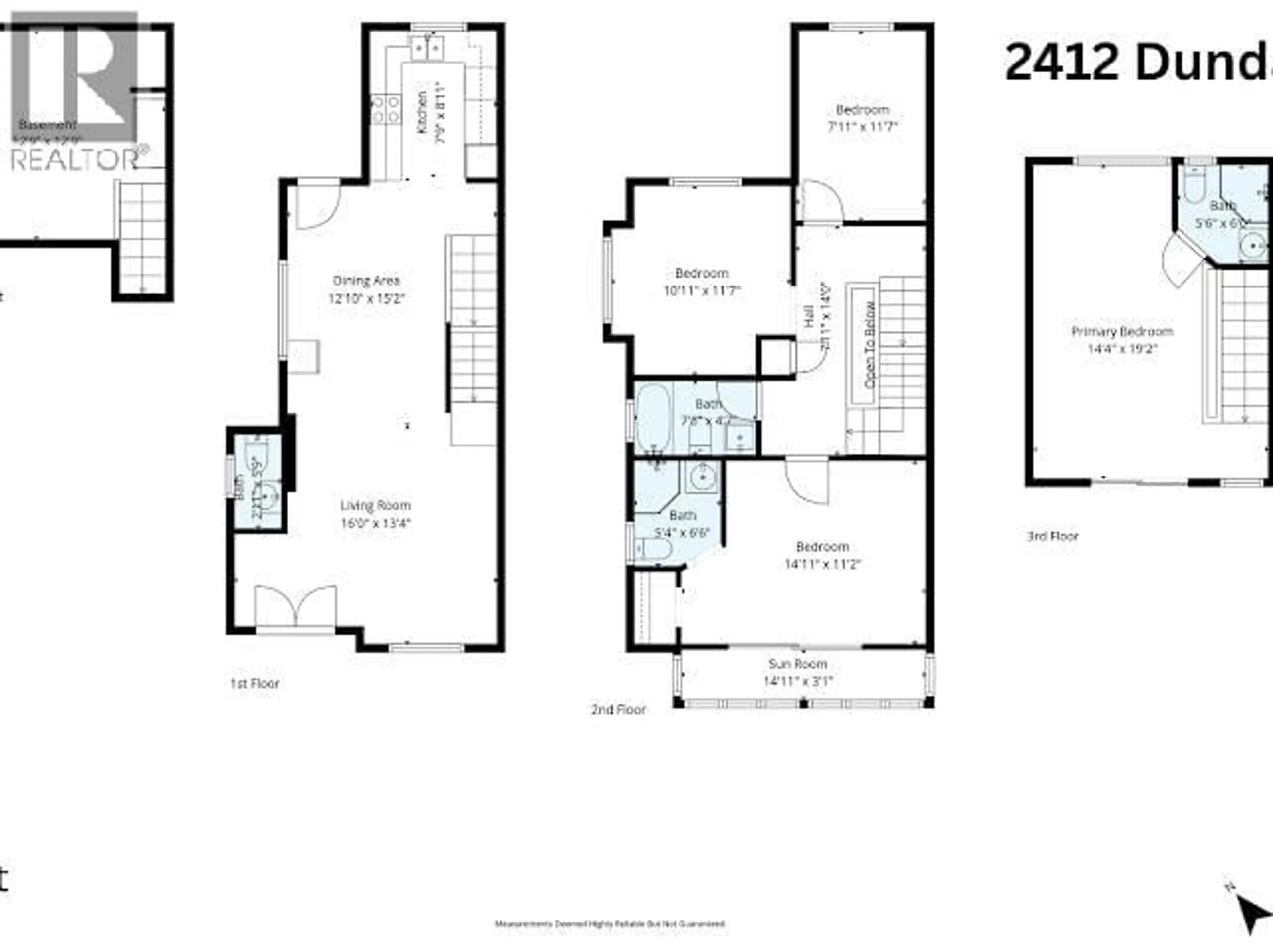 Floor plan for 2412 DUNDAS STREET, Vancouver British Columbia V5K1P6