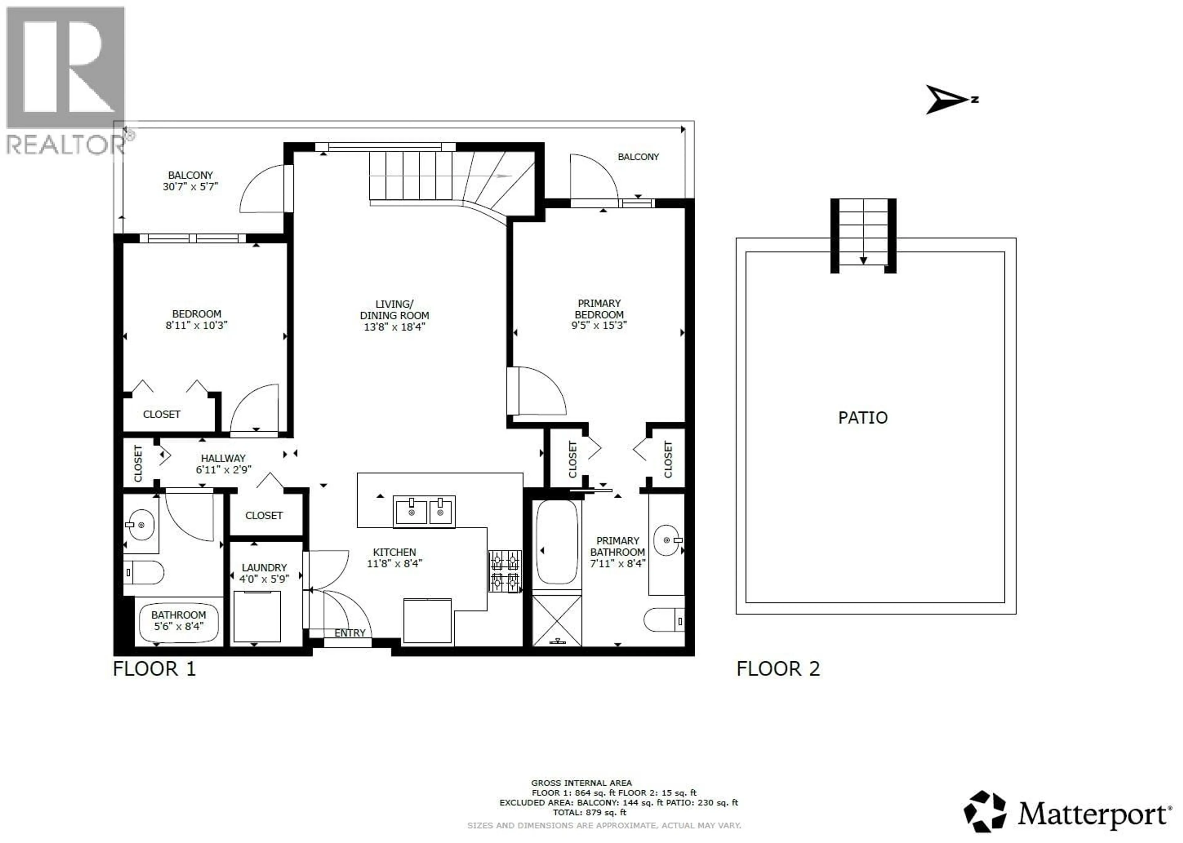 Floor plan for 502 - 10020 DUNOON DRIVE, Richmond British Columbia V7A0A7