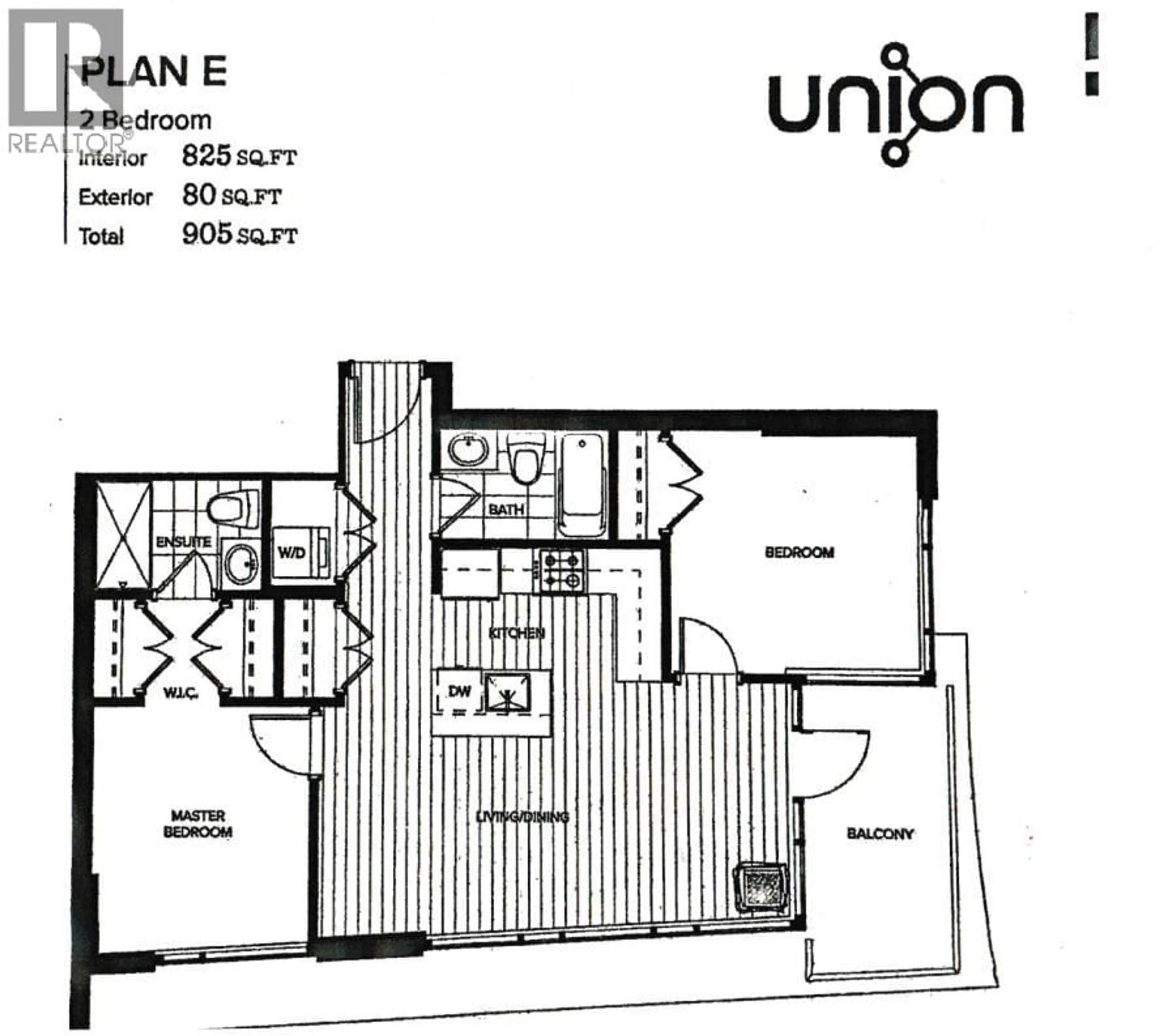 Floor plan for 1307 - 518 WHITING WAY, Coquitlam British Columbia V3J0H7