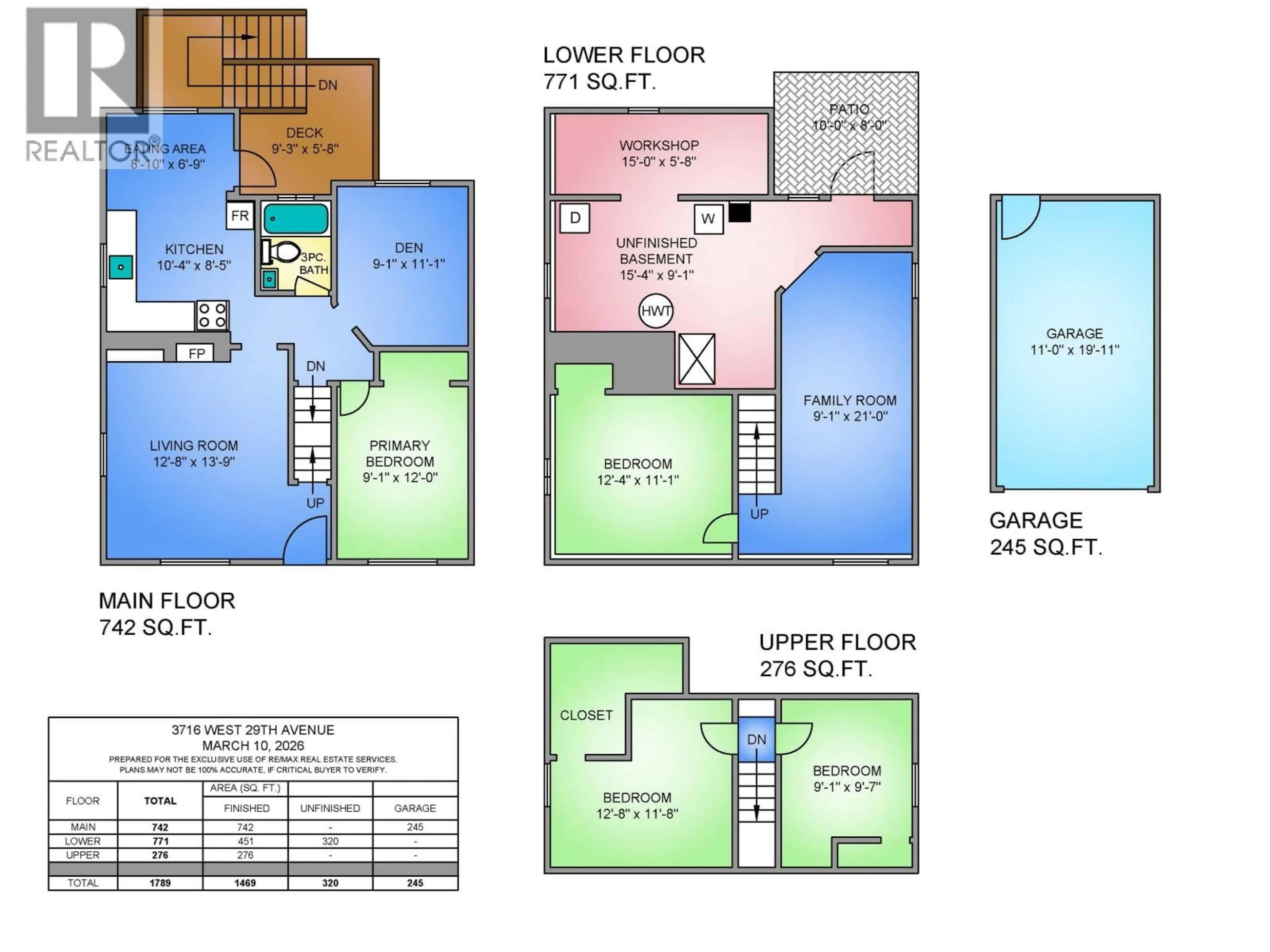 Floor plan for 3716 29TH AVENUE, Vancouver British Columbia V6S1T4