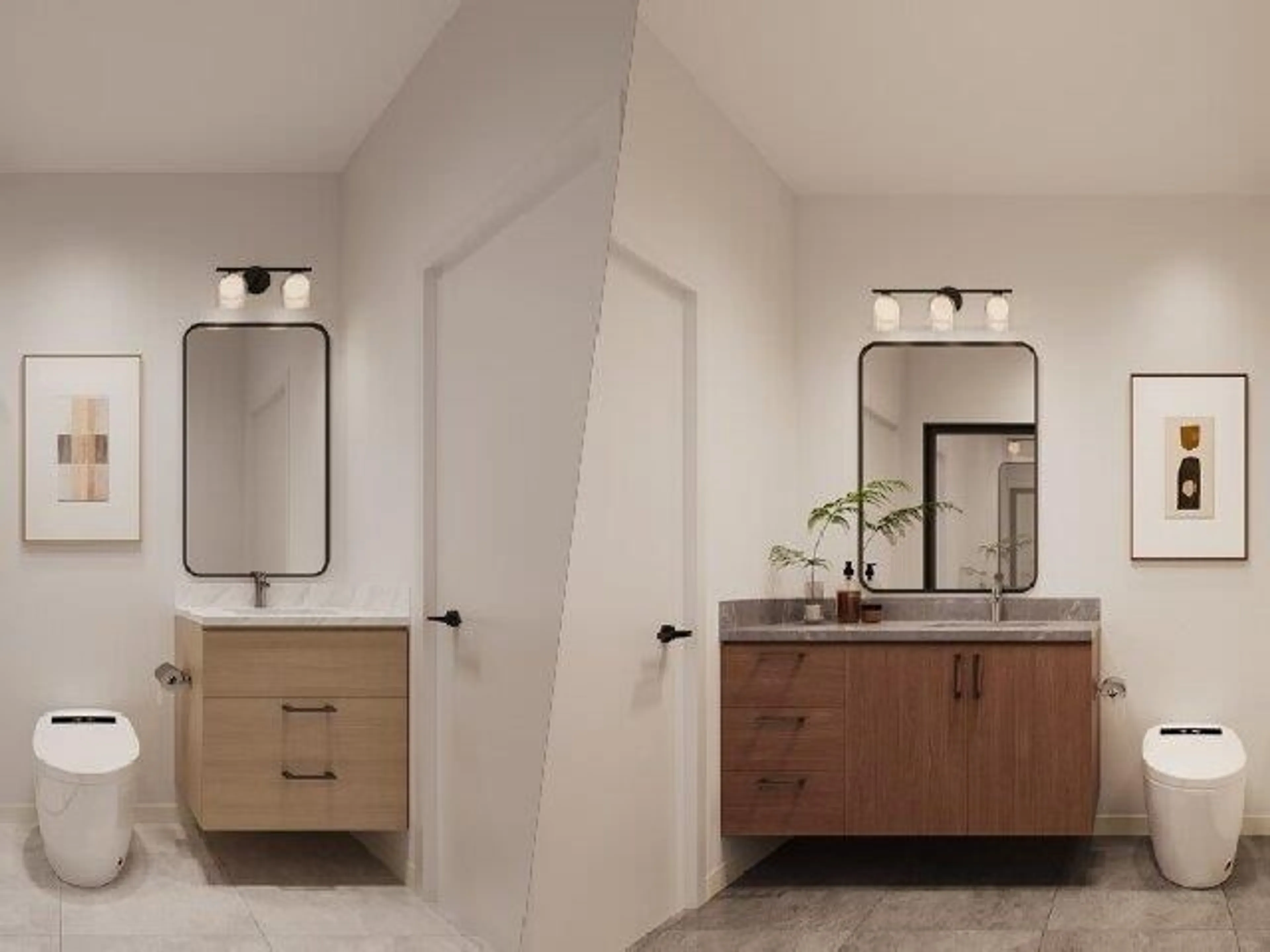 Contemporary bathroom, unknown for 103 - 555 LILLOOET AVENUE, Harrison Hot Springs British Columbia V0M1K0