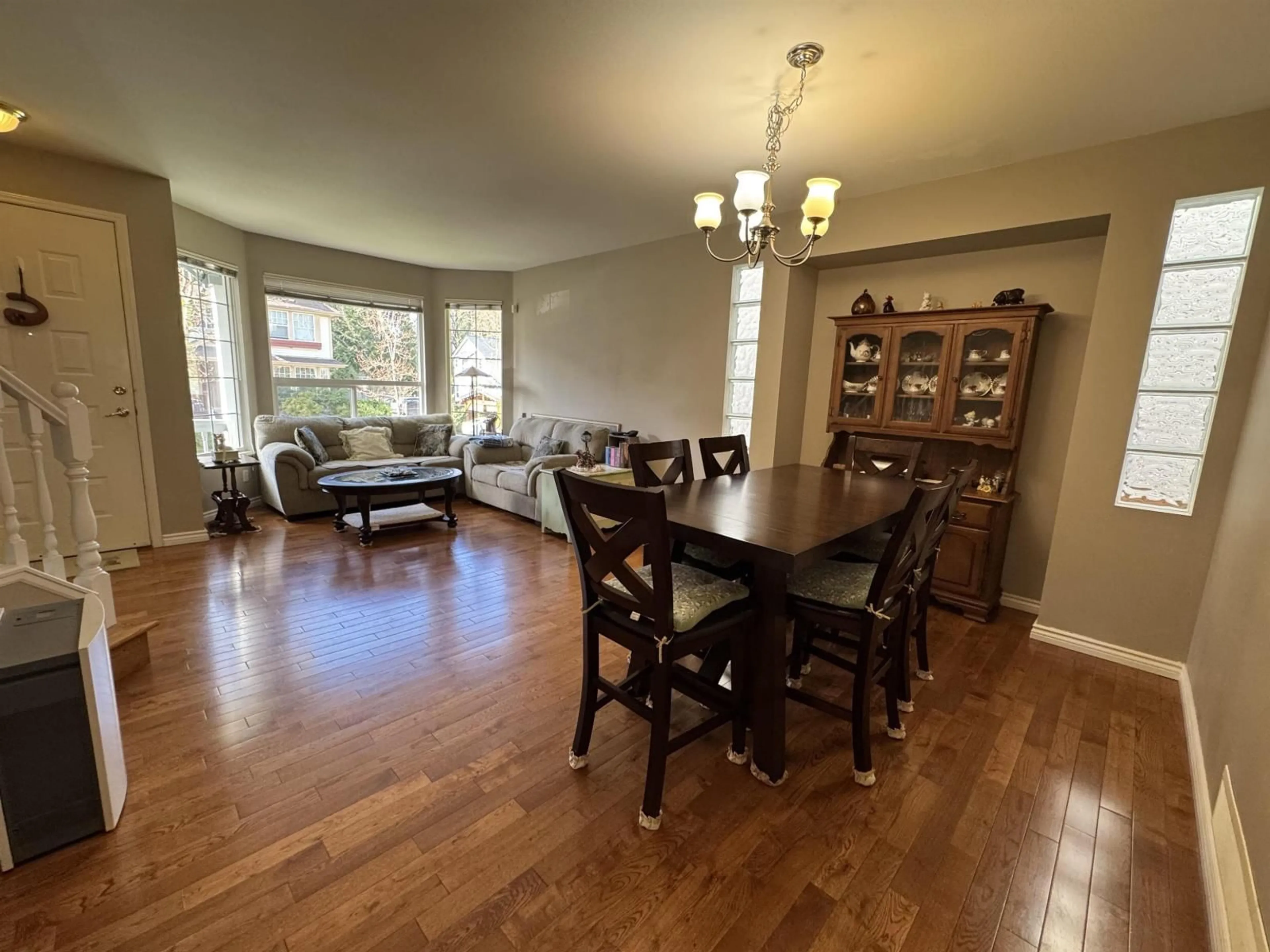 Dining room, wood/laminate floor for 8780 206 STREET, Langley British Columbia V1M3X2