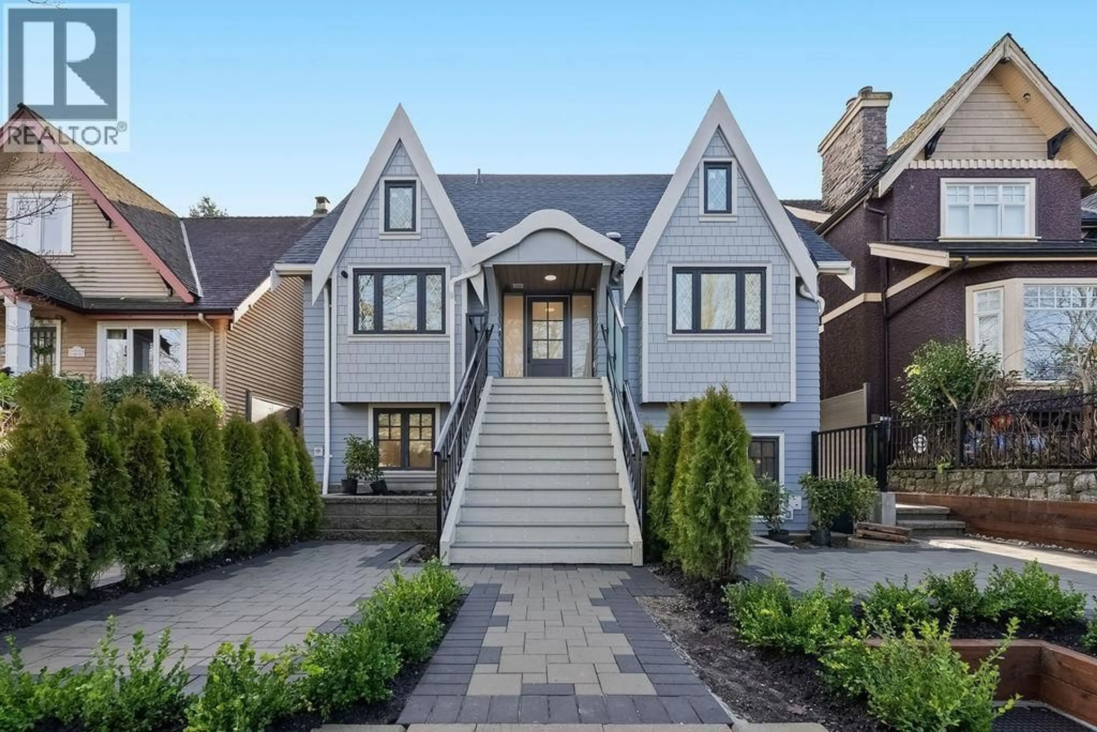 Home with brick exterior material, street for 2540 GRANT STREET, Vancouver British Columbia V5K3G7