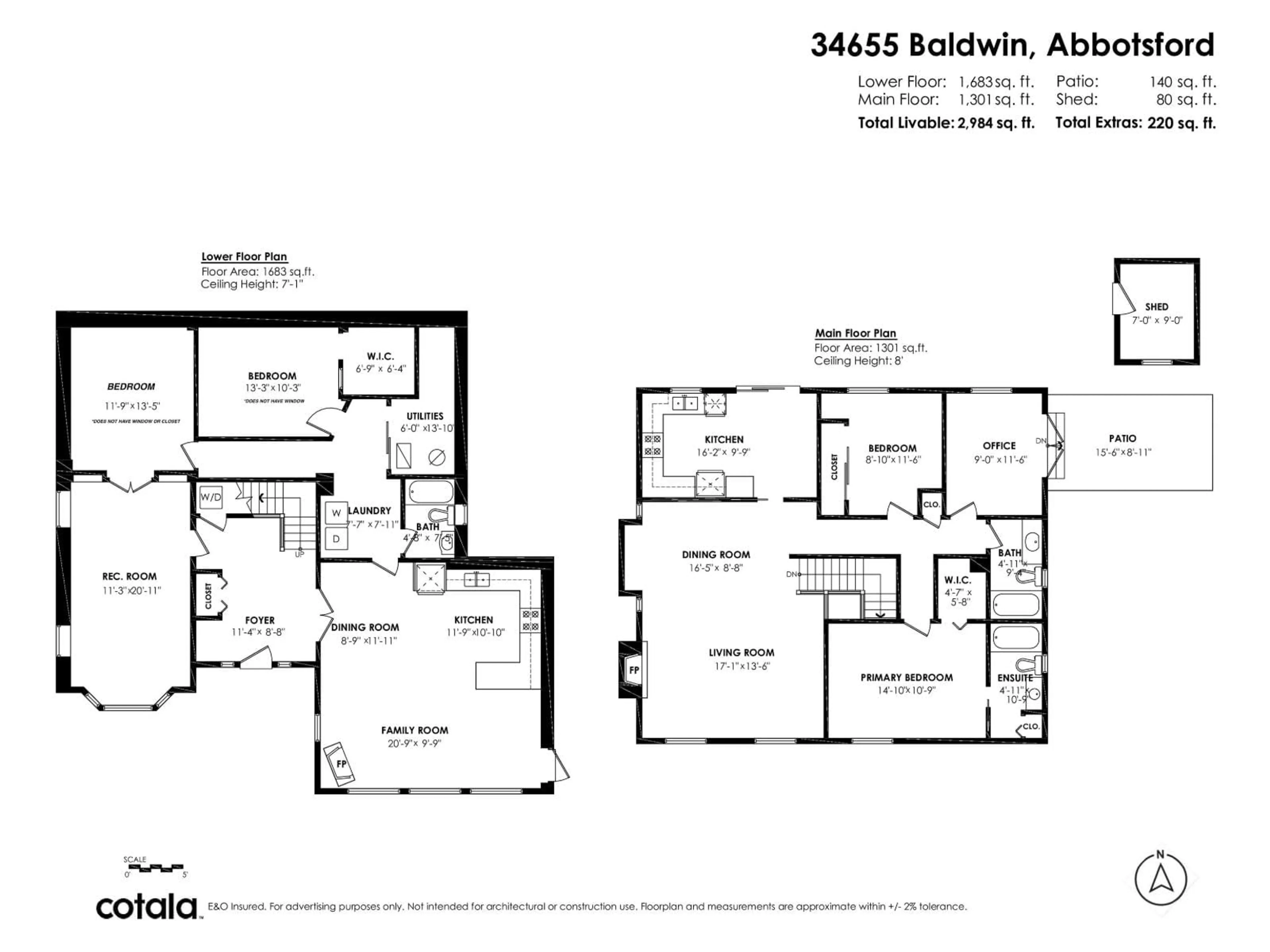 Floor plan for 34655 BALDWIN ROAD, Abbotsford British Columbia V2S7H9