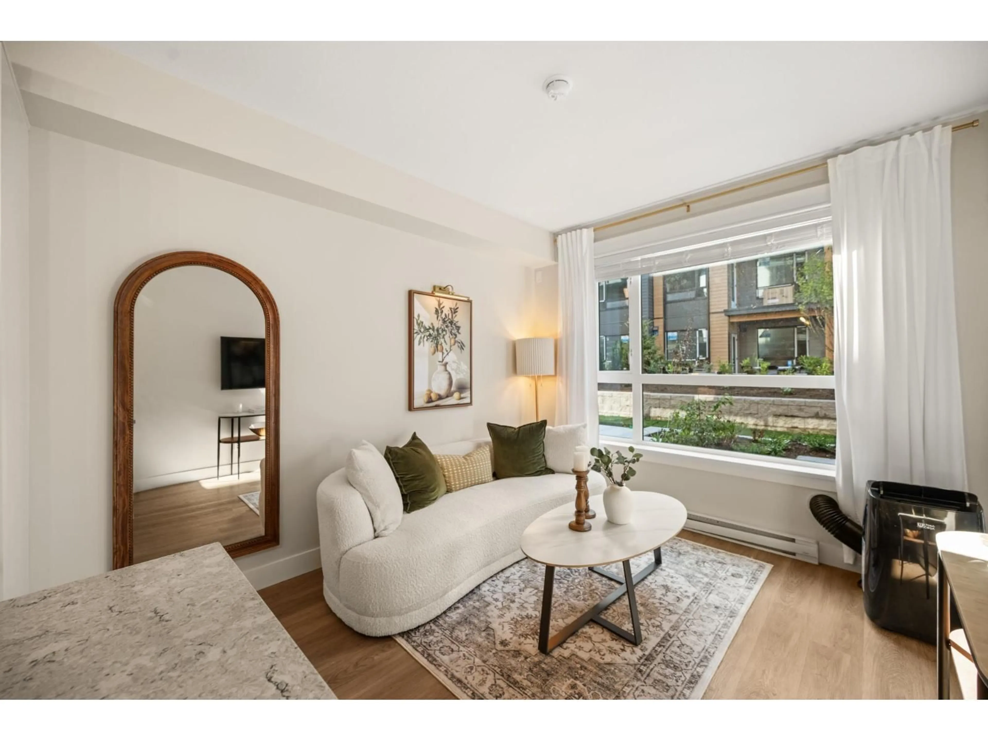 Living room with furniture, unknown for A130 - 8233 208B STREET, Langley British Columbia V2Y4M7