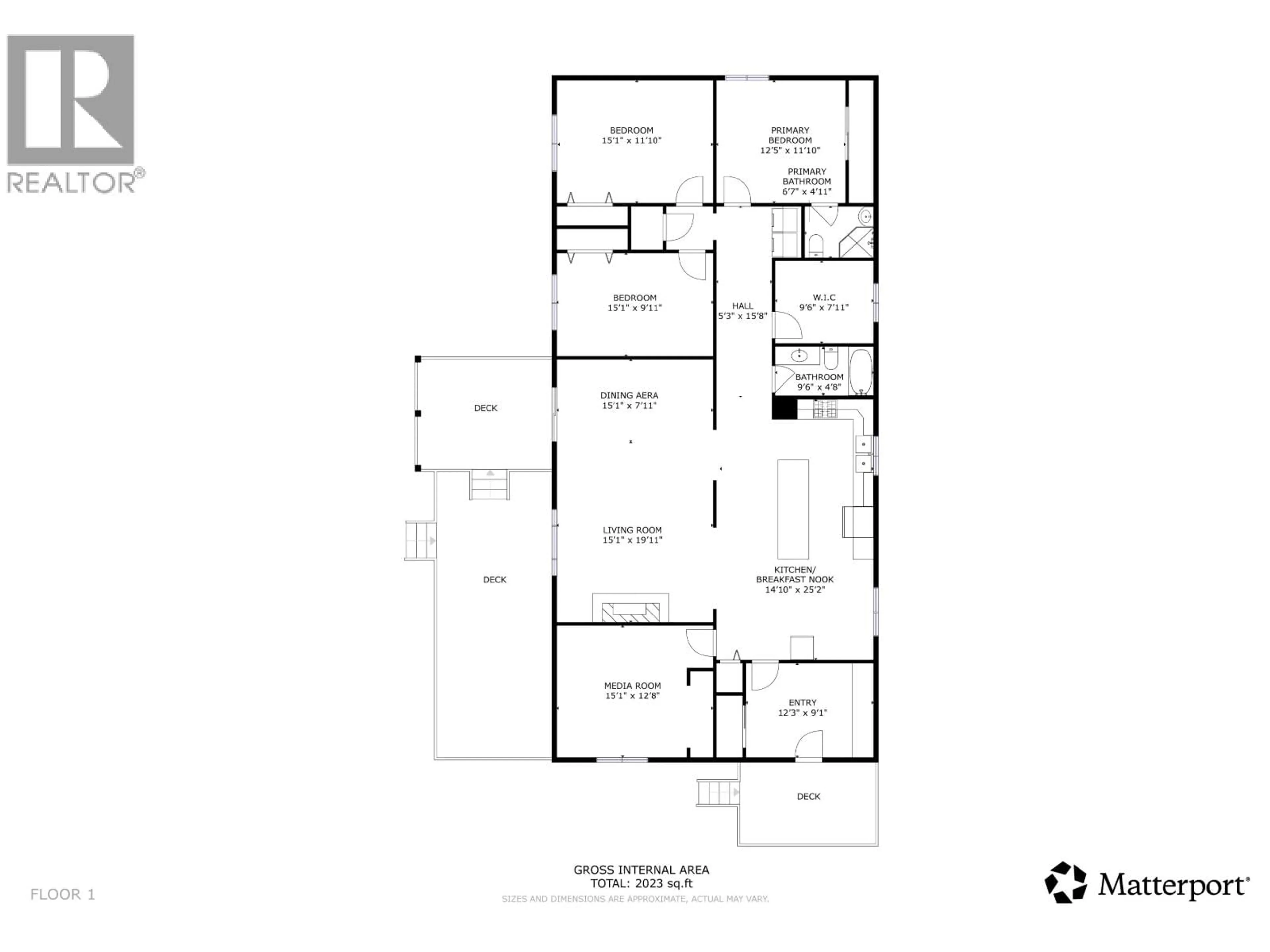 Floor plan for 13654 SAWYER ROAD, Charlie Lake British Columbia V1J8L2