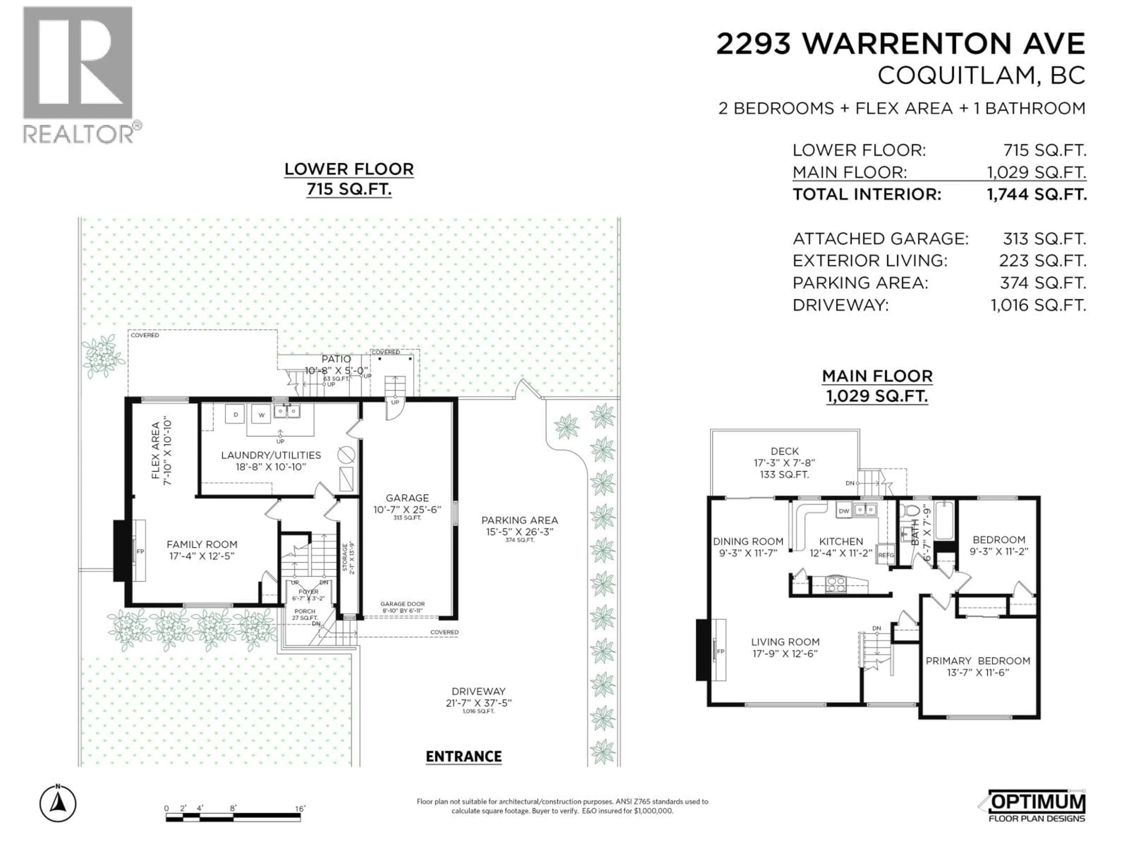 Floor plan for 2293 WARRENTON AVENUE, Coquitlam British Columbia V3K3M4