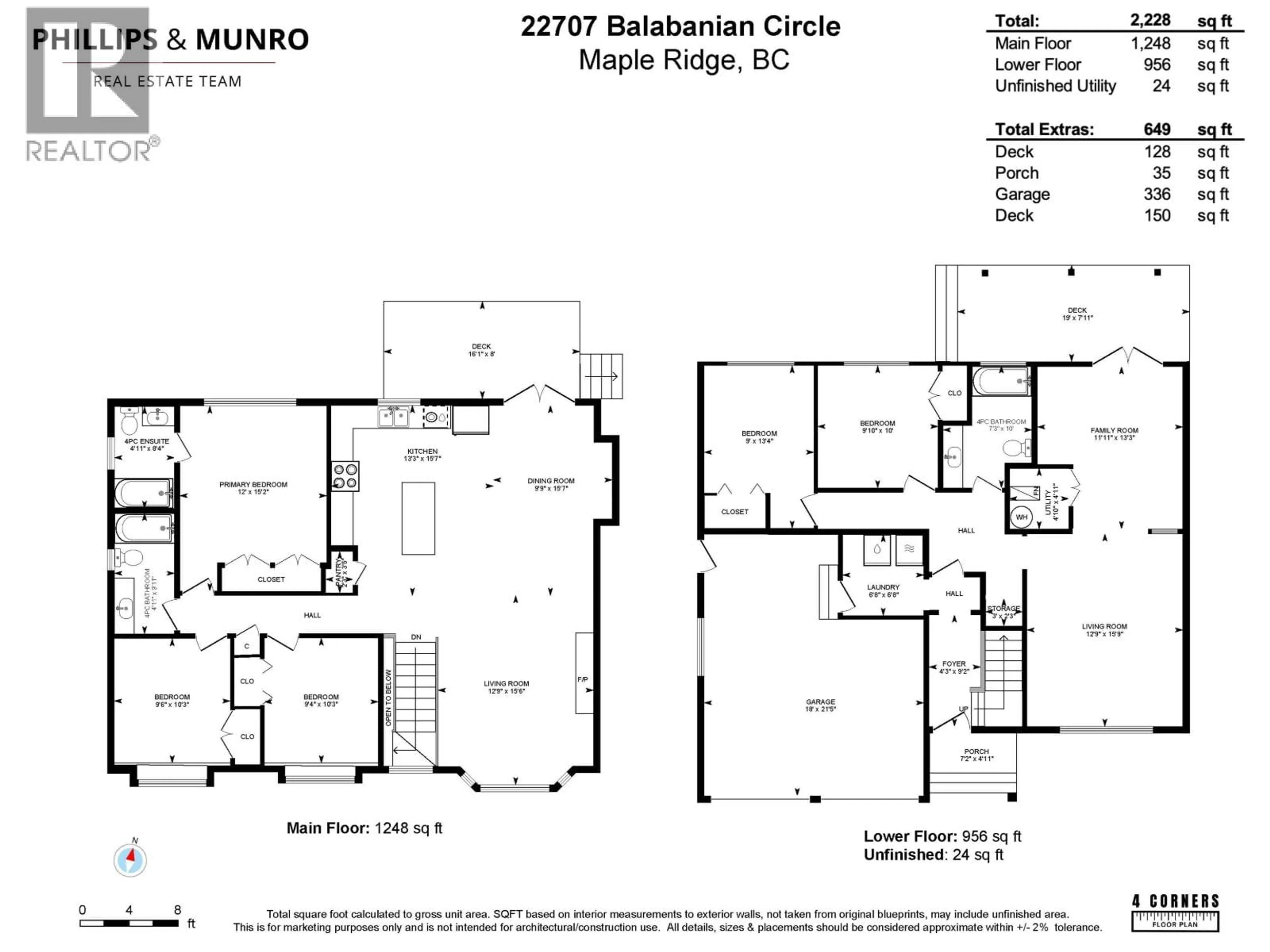 Floor plan for 22707 BALABANIAN CIRCLE, Maple Ridge British Columbia V2X9N4