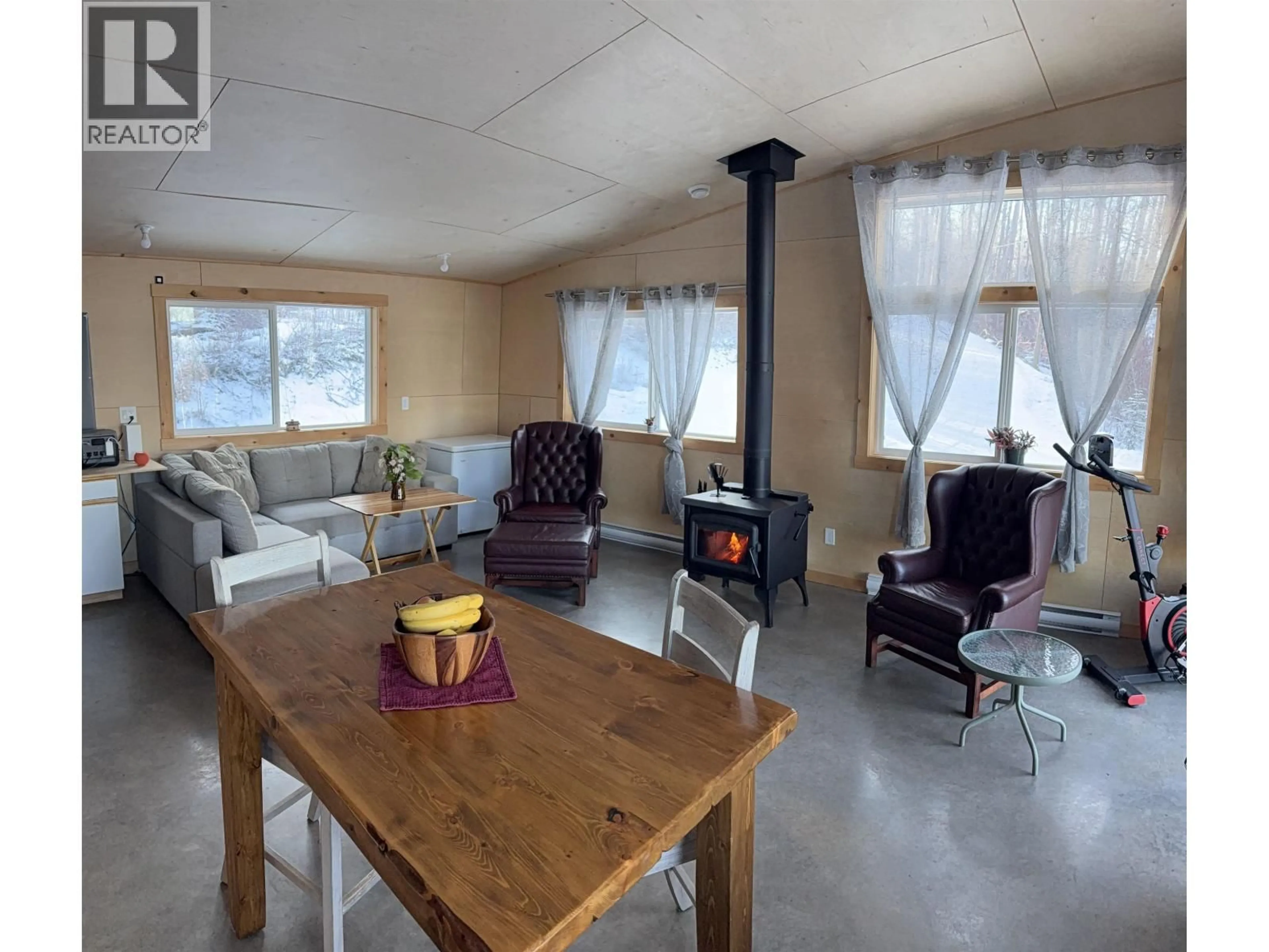 Living room with furniture, unknown for 7509 FIR ROAD, Telkwa British Columbia V0J2X1