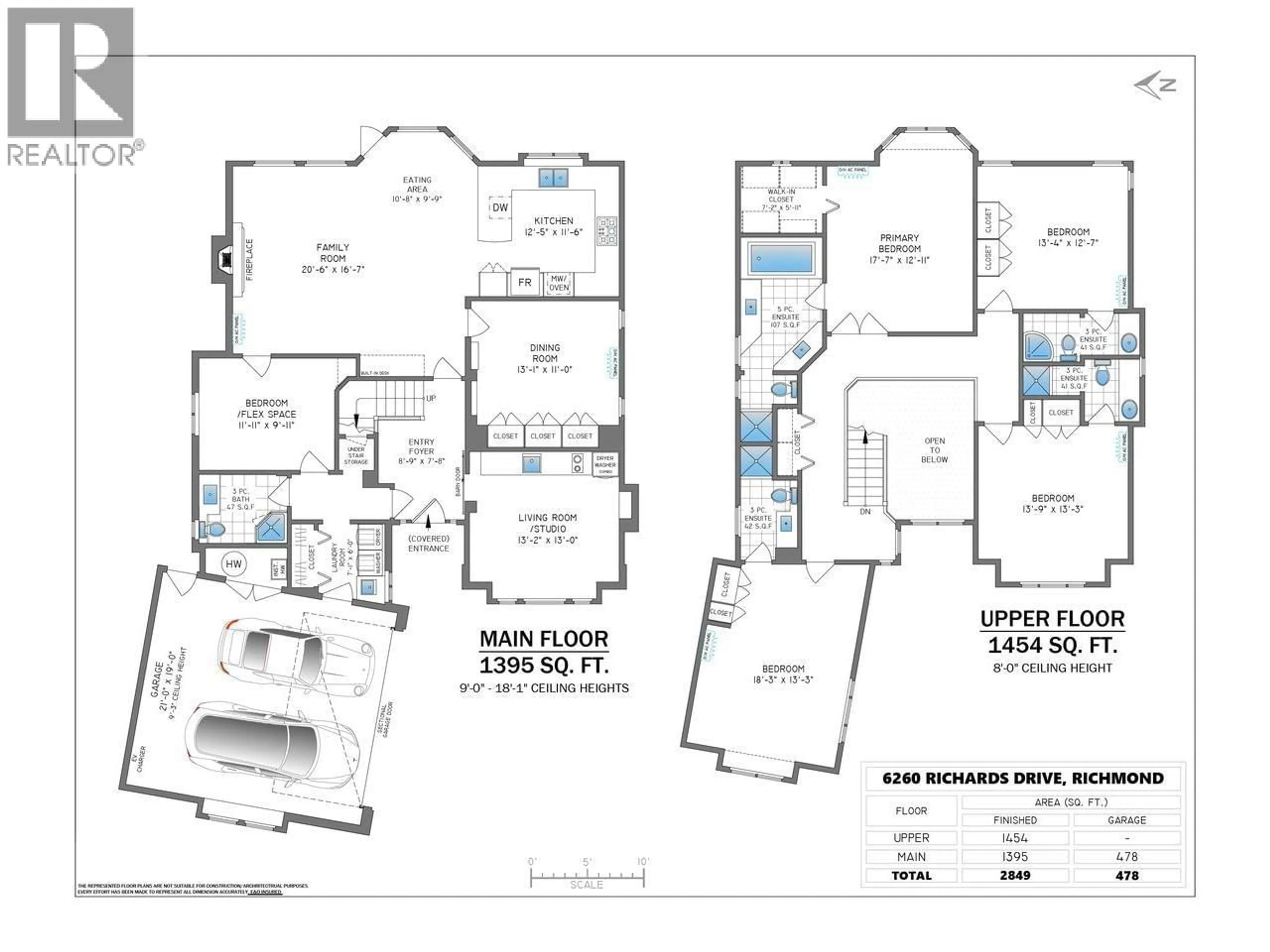 Floor plan for 6260 RICHARDS DRIVE, Richmond British Columbia V7C5V7