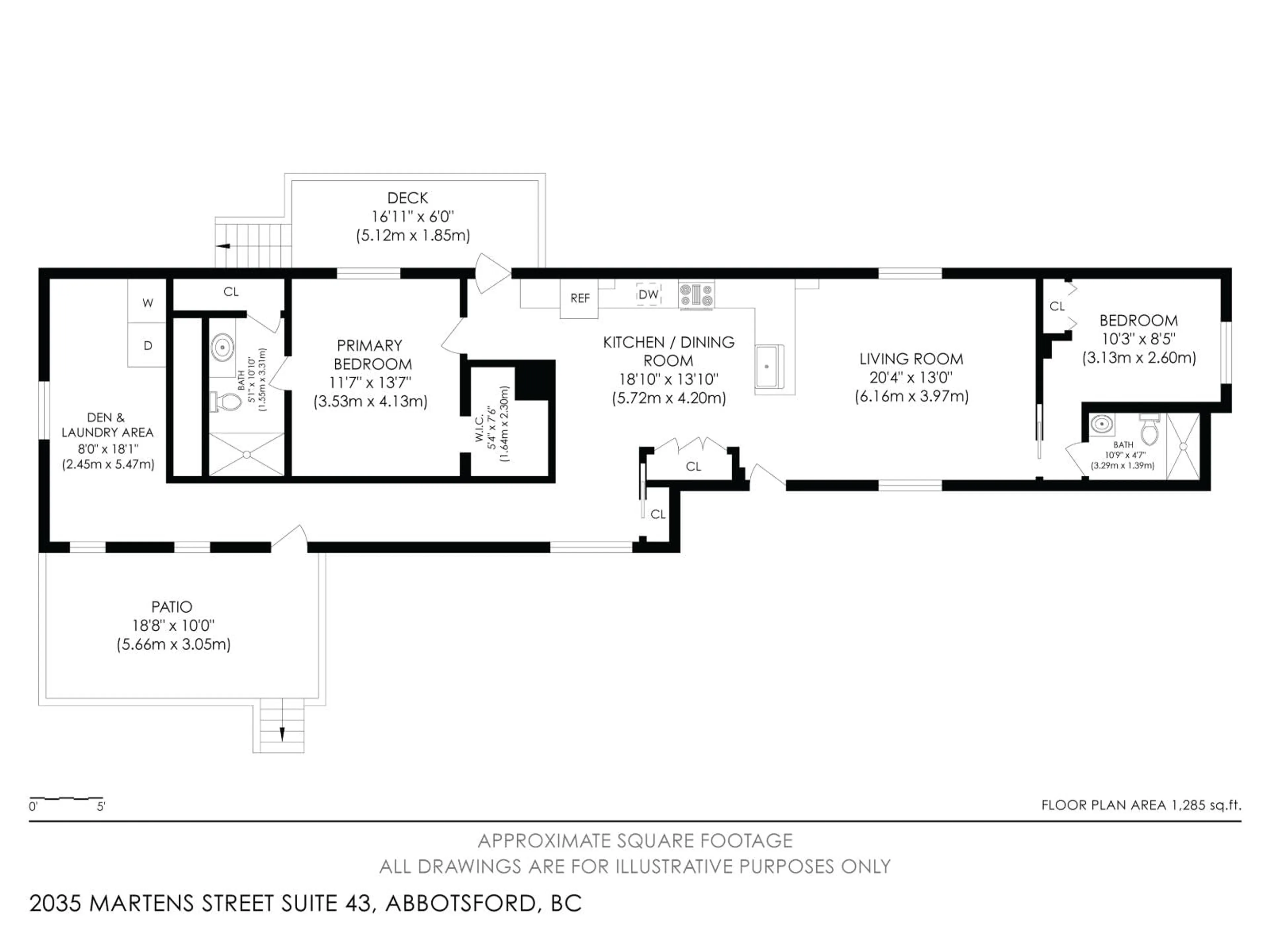 Floor plan for 43 - 2035 MARTENS STREET, Abbotsford British Columbia V2T6M4