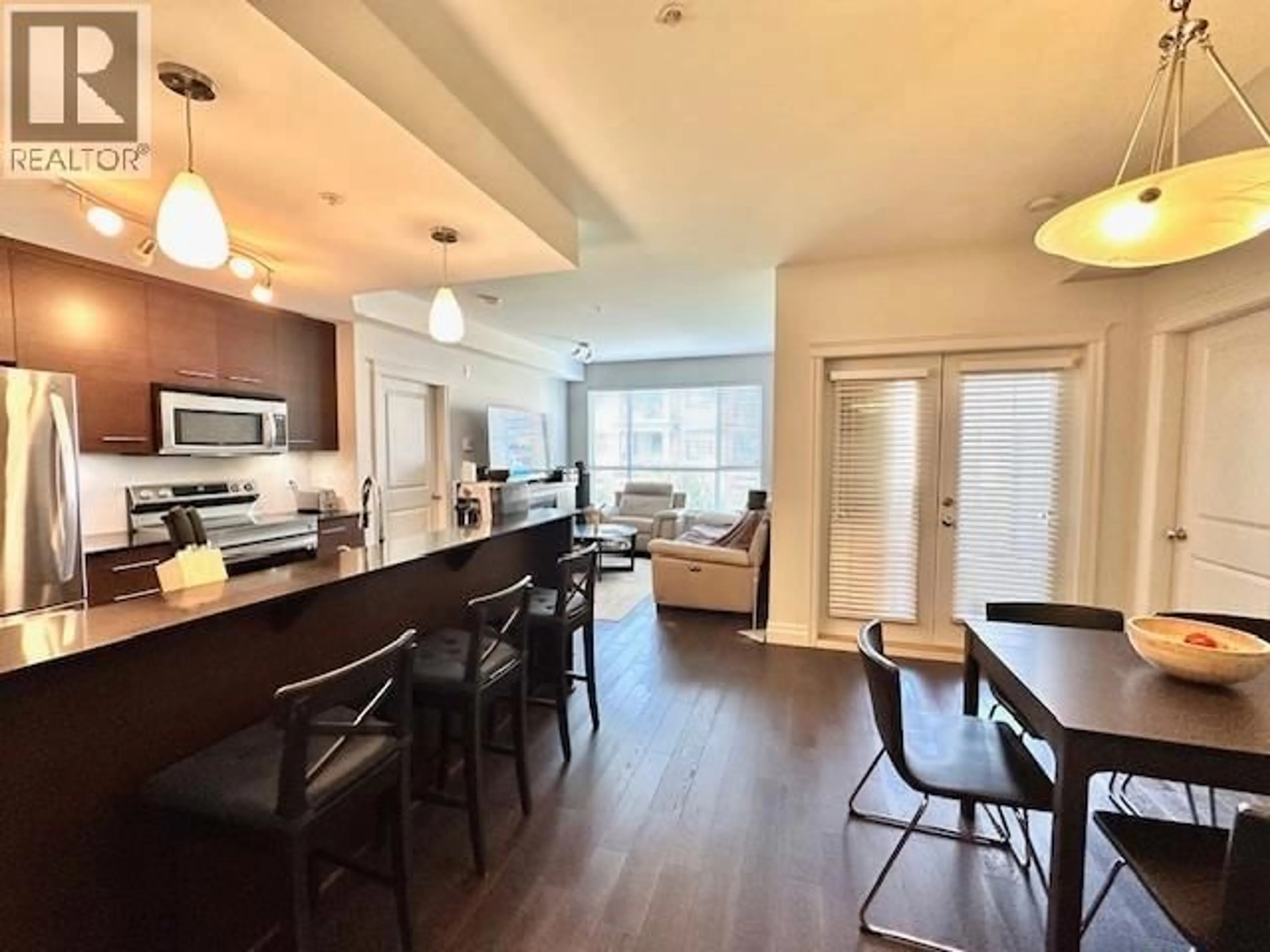 Open concept kitchen, wood/laminate floor for 301 - 2343 ATKINS AVENUE, Port Coquitlam British Columbia V3C1Y7