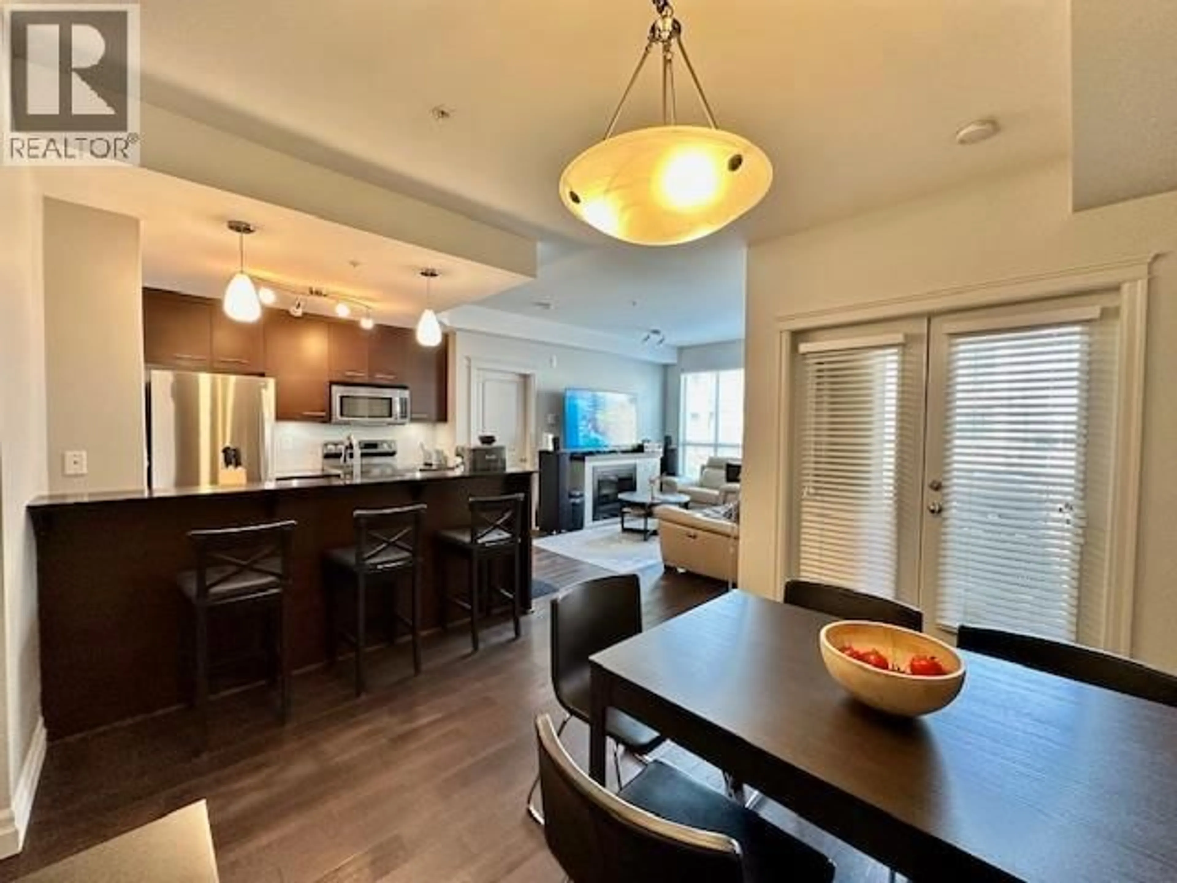 Open concept kitchen, wood/laminate floor for 301 - 2343 ATKINS AVENUE, Port Coquitlam British Columbia V3C1Y7