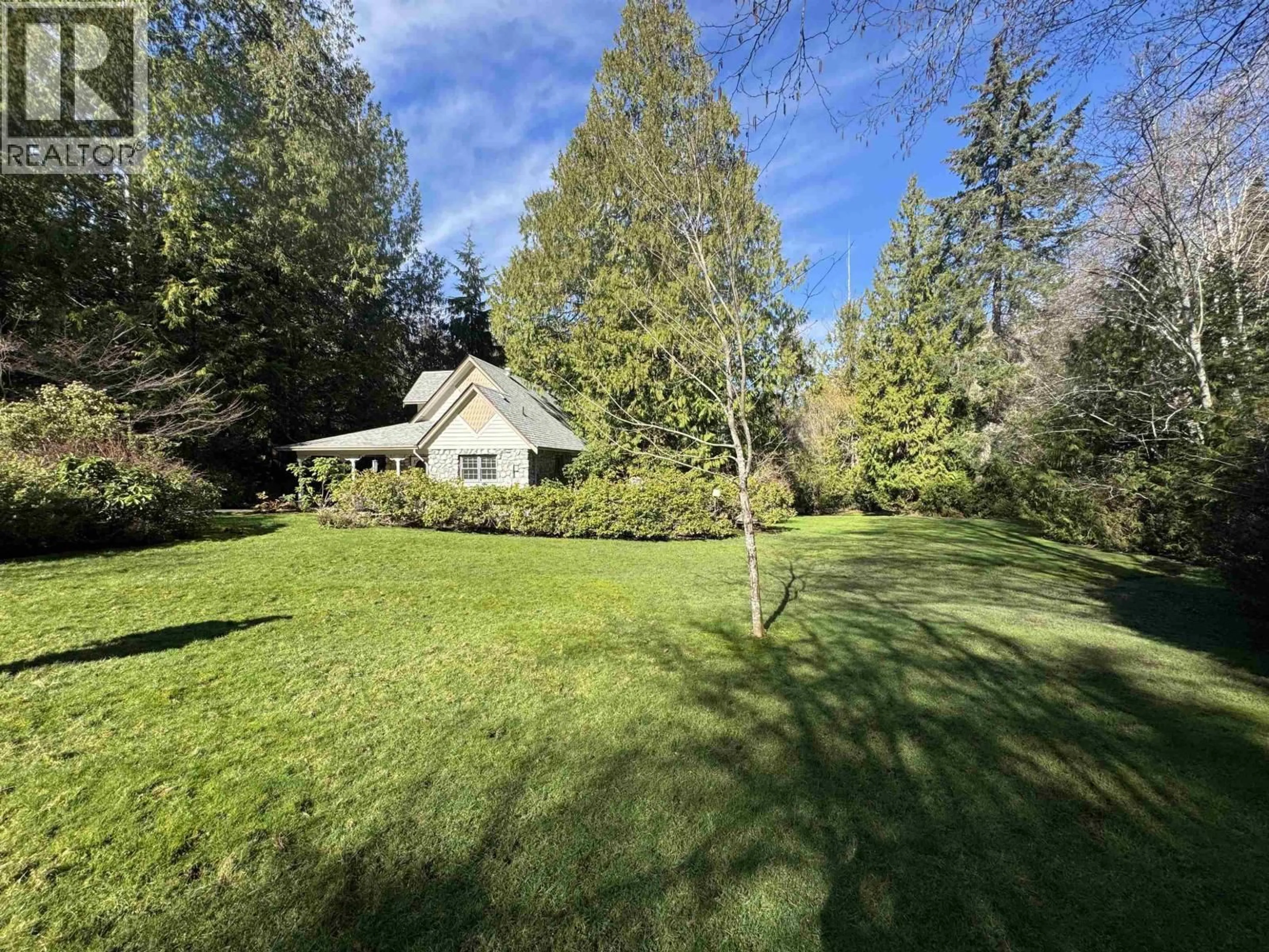 A pic from outside/outdoor area/front of a property/back of a property/a pic from drone, forest/trees view for 5487 BROOKS ROAD, Halfmoon Bay British Columbia V7Z1G1