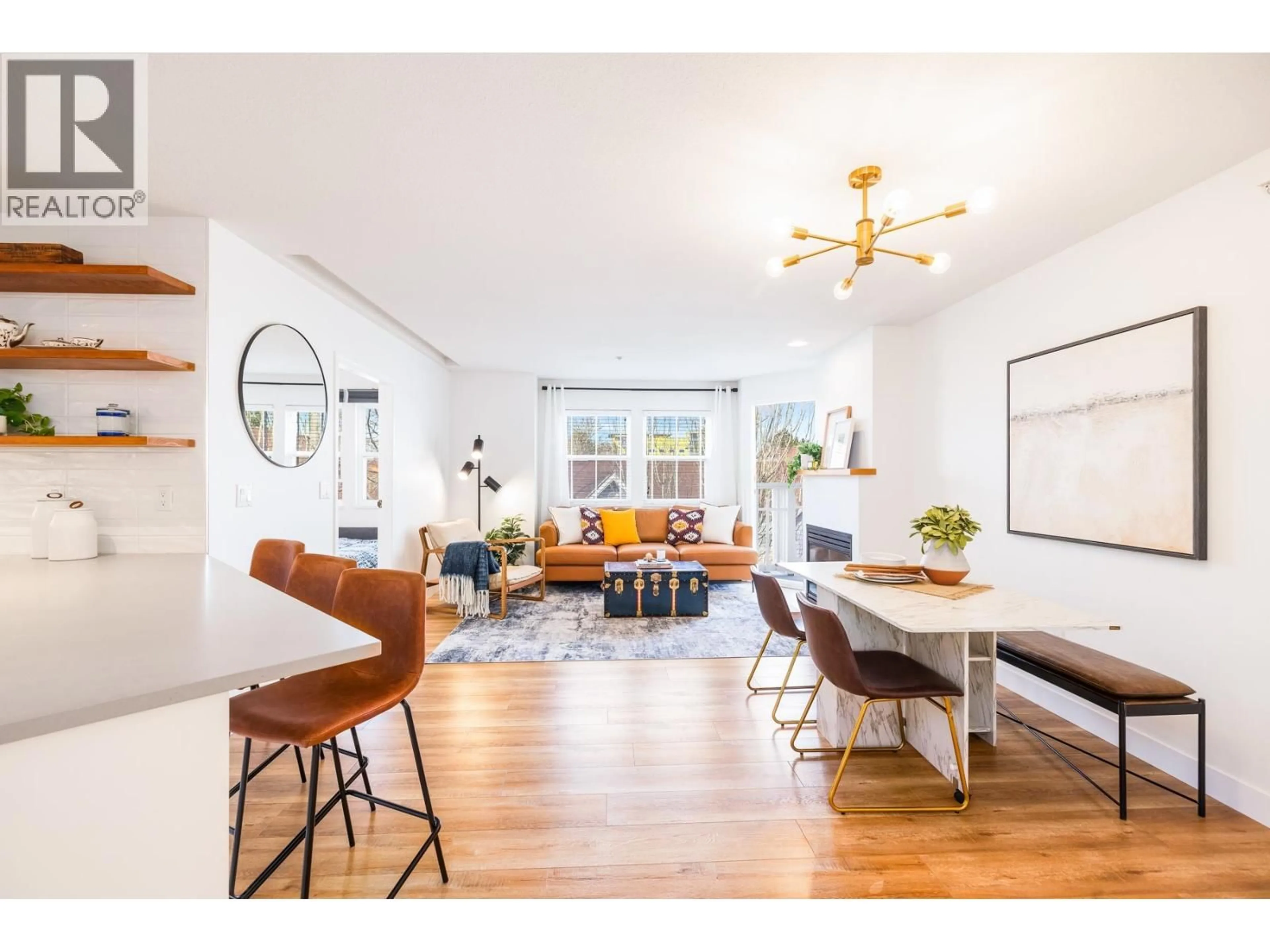 Living room with furniture, wood/laminate floor for PH10 - 1702 56 STREET, Tsawwassen British Columbia V4L2P5