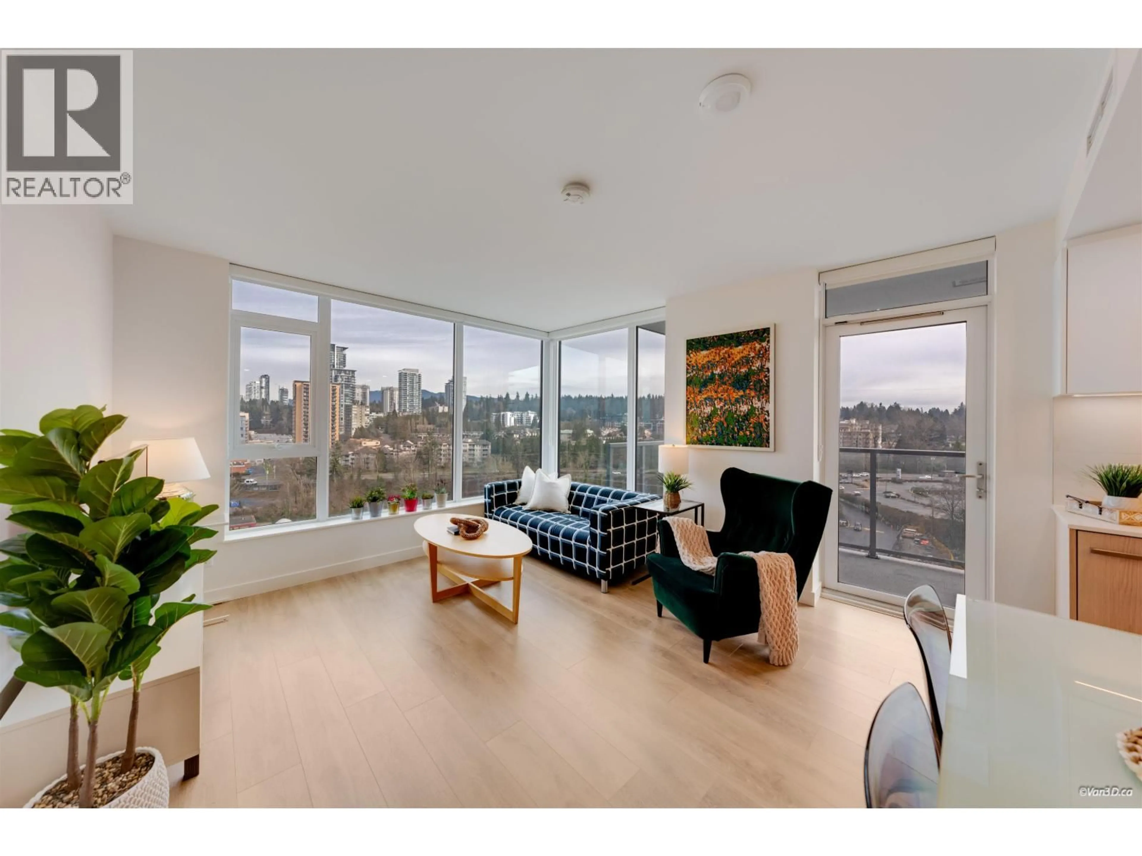 Living room with furniture, unknown for 1302 - 318 ALDERSON AVENUE, Coquitlam British Columbia V3K0J1