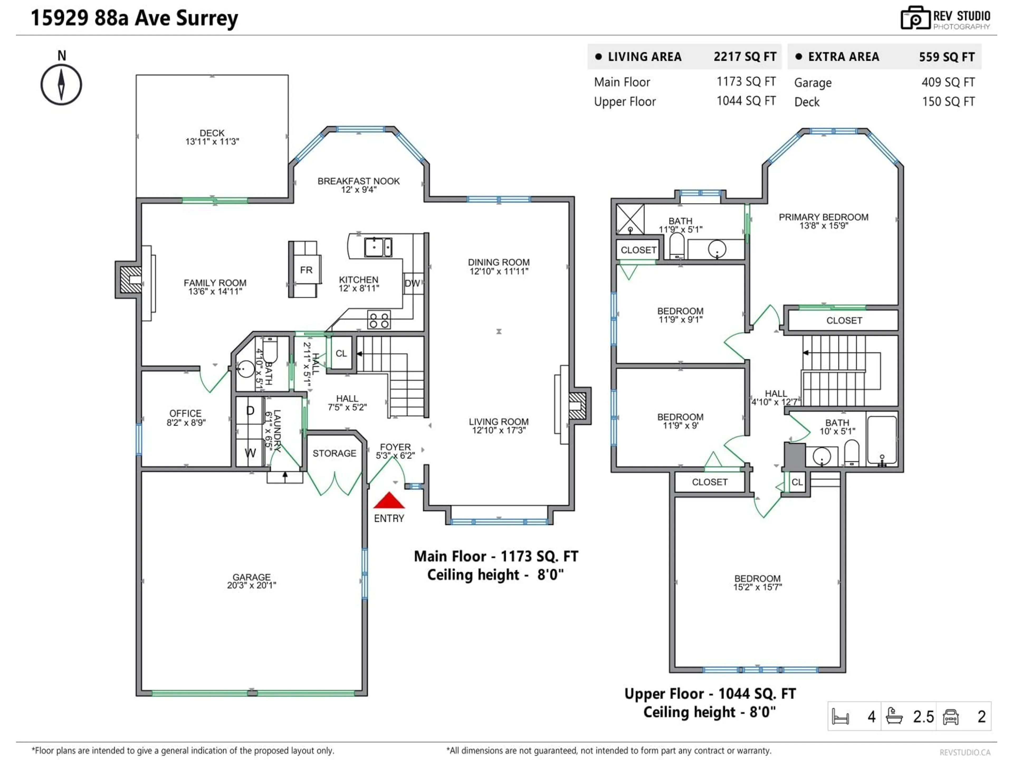 Floor plan for 15929 88A AVENUE, Surrey British Columbia V4N2X9