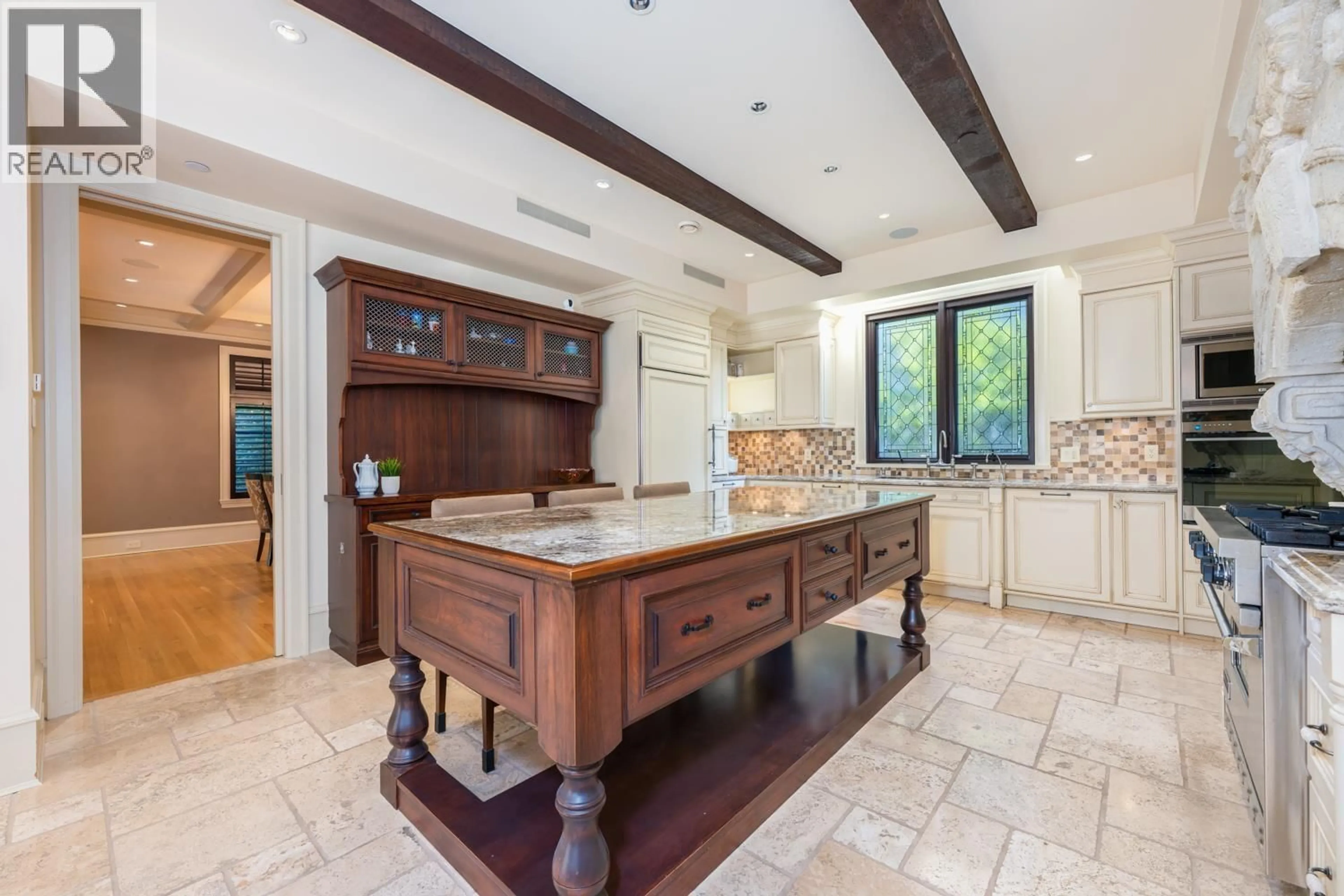 Open concept kitchen, ceramic/tile floor for 1198 55TH AVENUE, Vancouver British Columbia V6P7A1