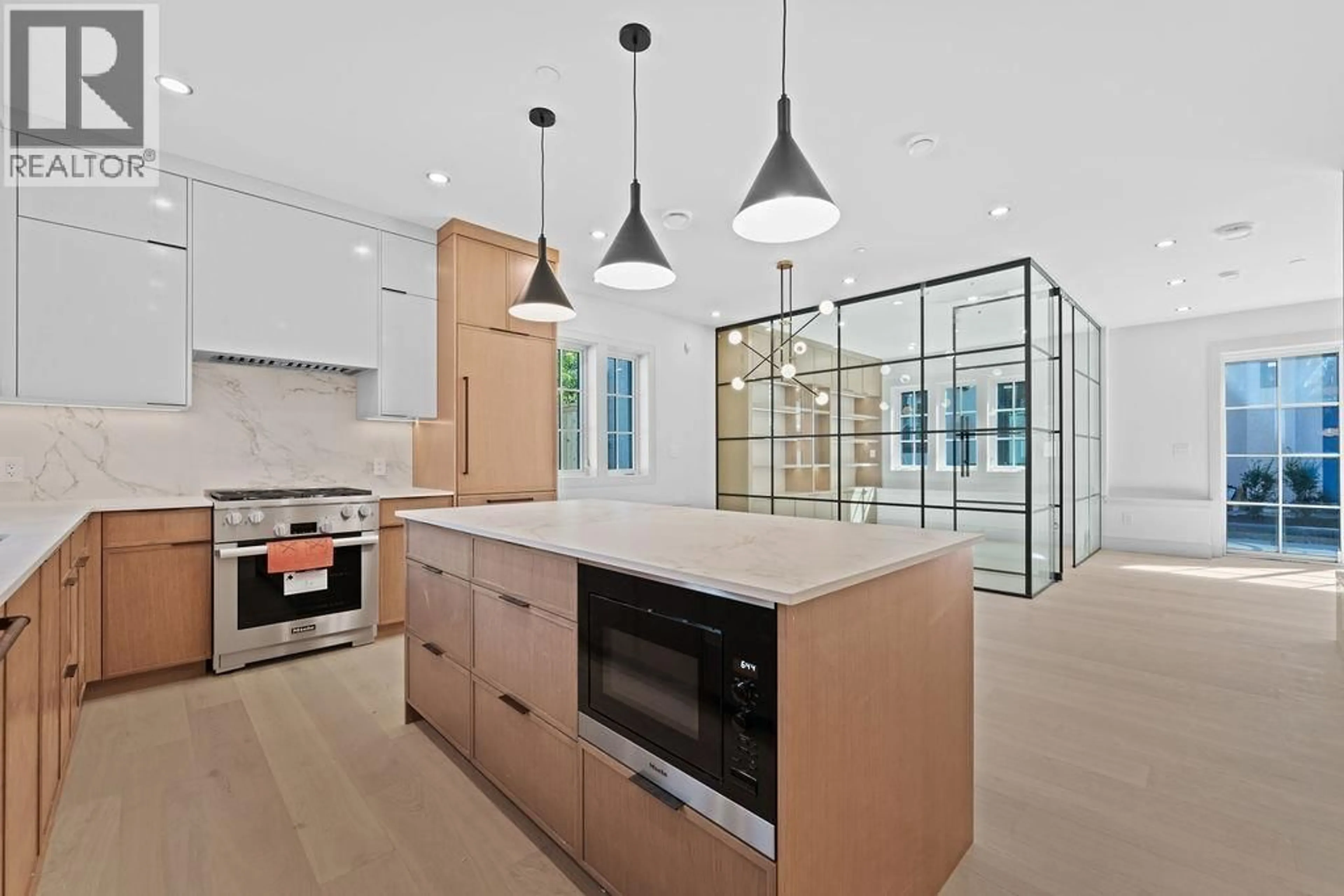 Contemporary kitchen, ceramic/tile floor for 6855 CYPRESS STREET, Vancouver British Columbia V6P5L9