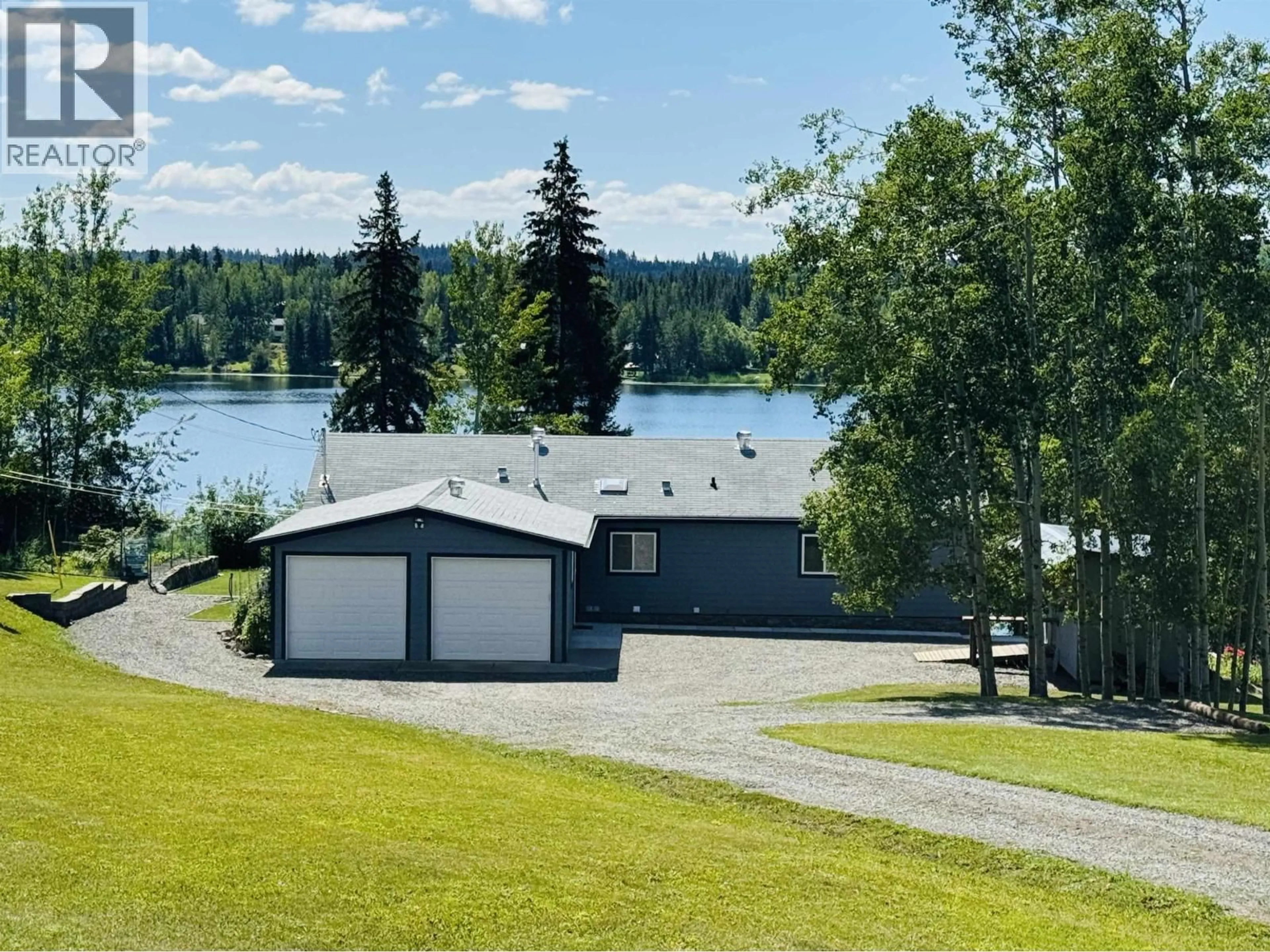 A pic from outside/outdoor area/front of a property/back of a property/a pic from drone, water/lake/river/ocean view for 3722 CARSON ROAD, Williams Lake British Columbia V0K2G0