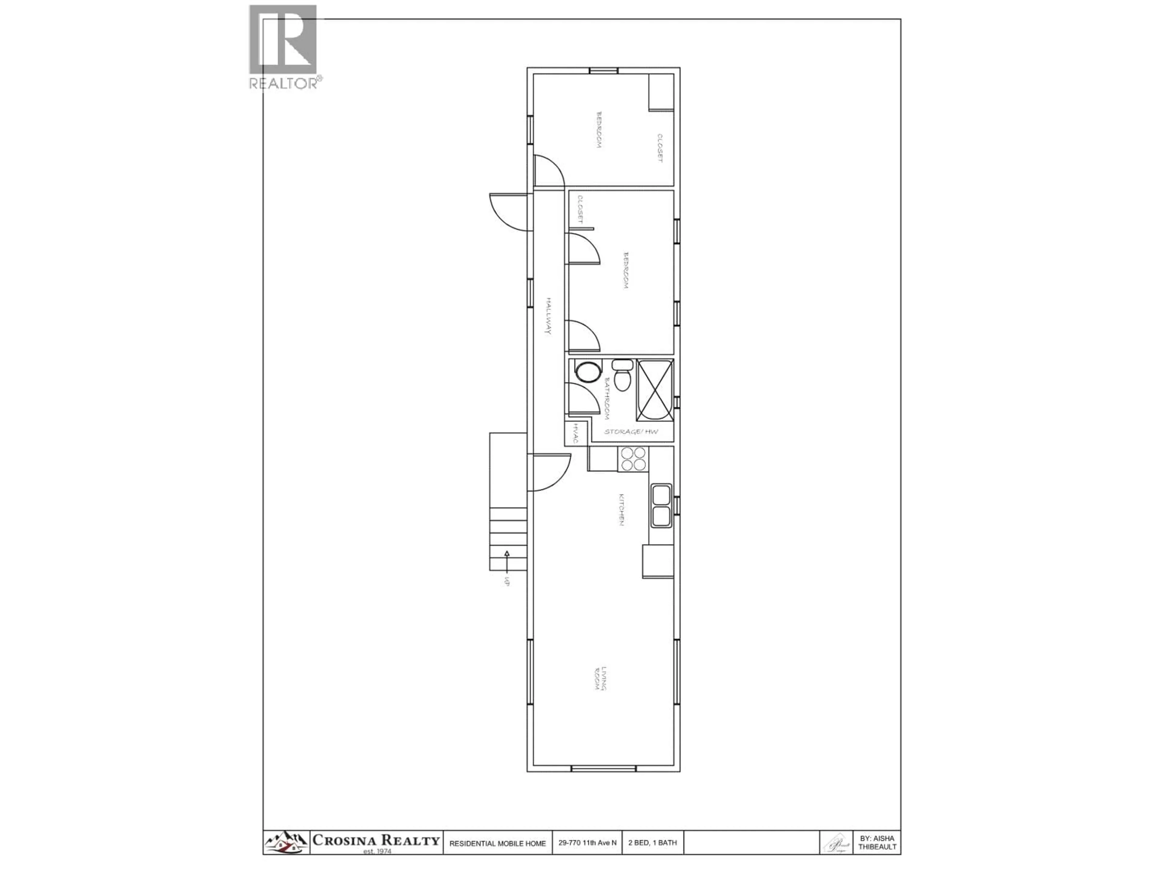 Floor plan for 29 - 770 ELEVENTH AVENUE, Williams Lake British Columbia V2G2M4
