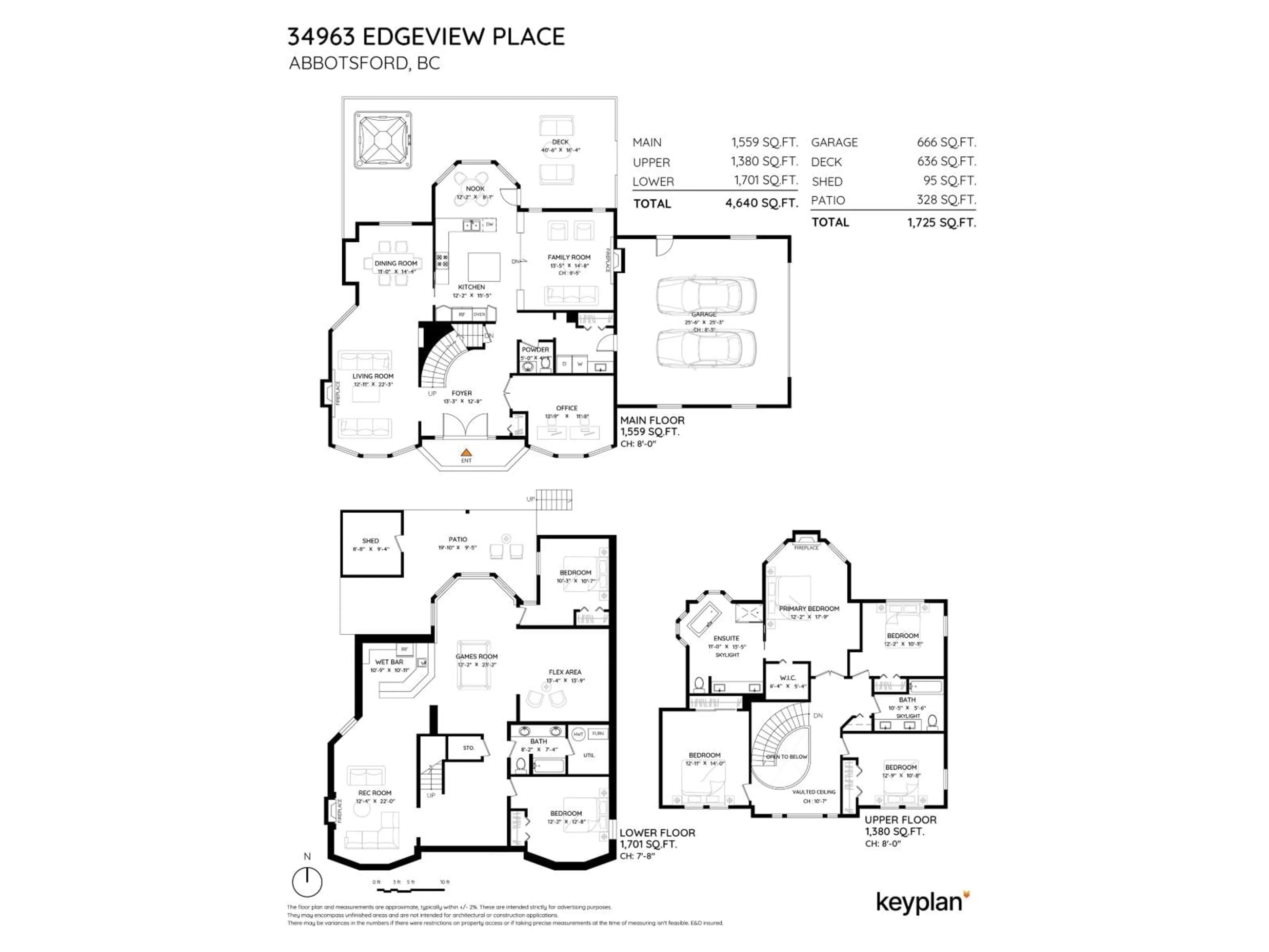 Floor plan for 34963 EDGEVIEW PLACE, Abbotsford British Columbia V2S7R8