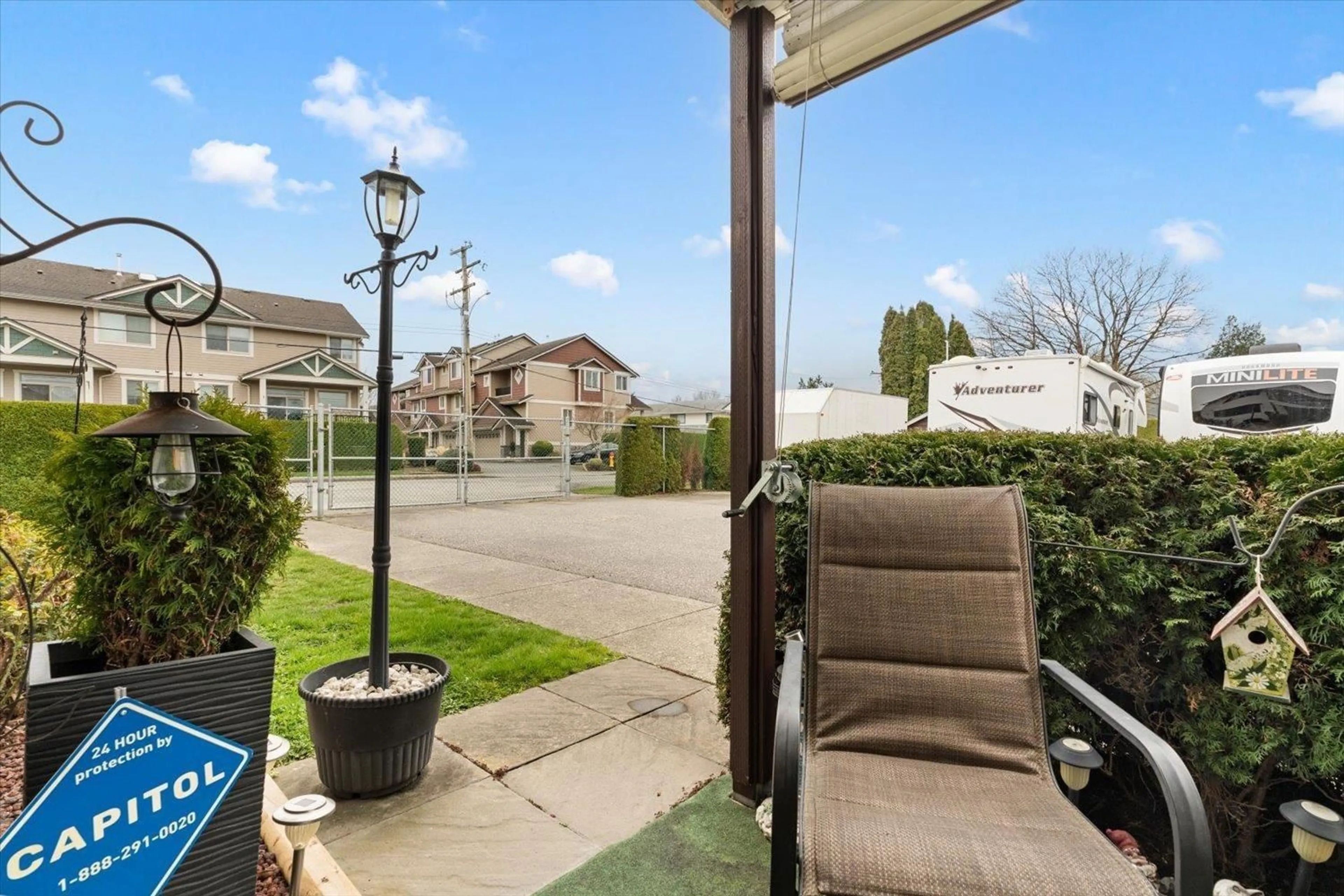 Patio, street for 35 - 7455 HURON STREET, Chilliwack British Columbia V2R3T9