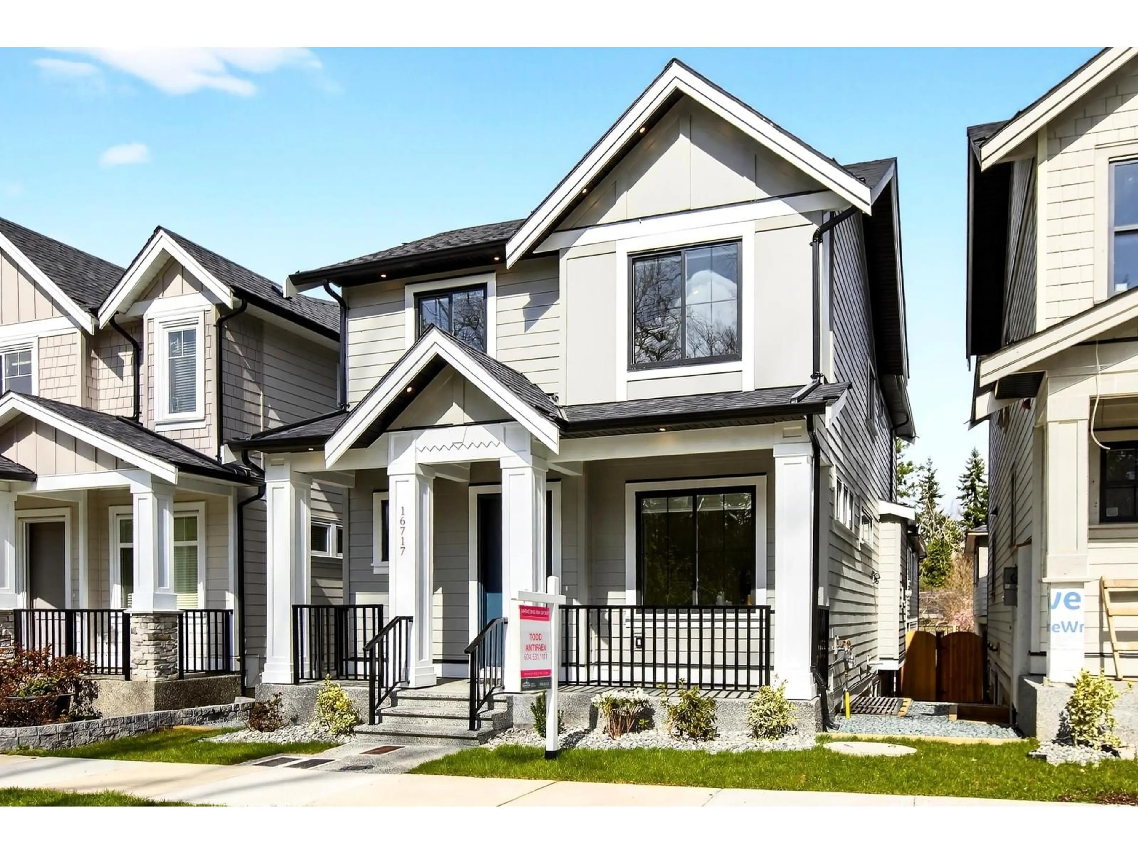 Home with vinyl exterior material, street for 16717 25A AVENUE, Surrey British Columbia V3Z0B1