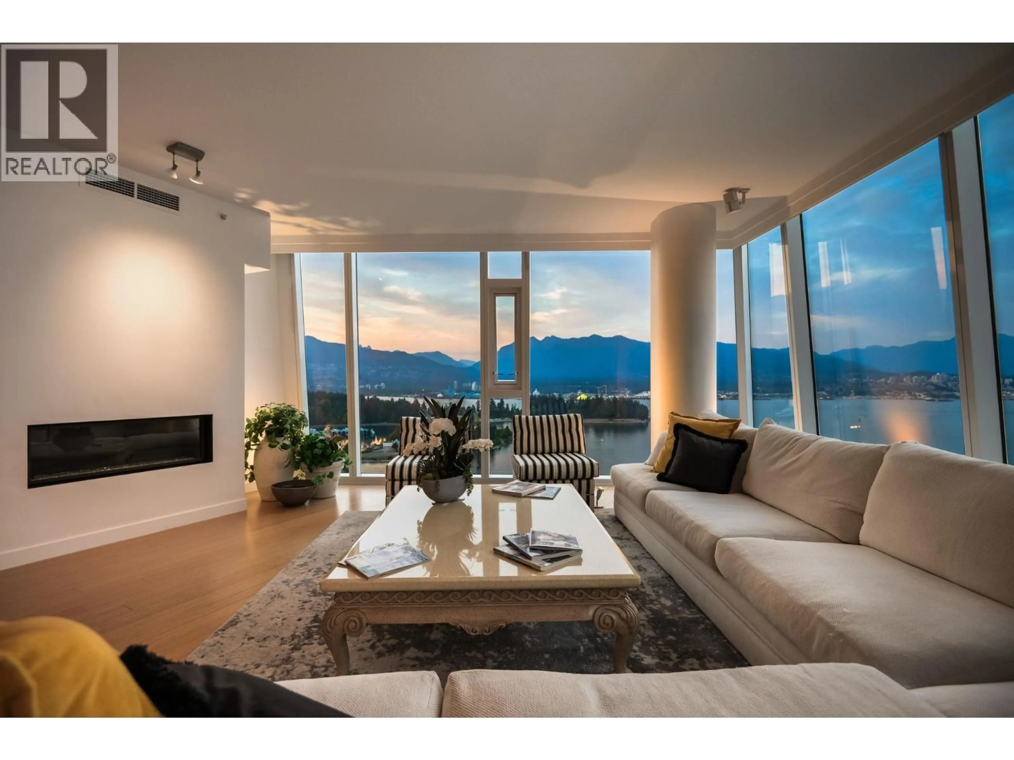 Living room with furniture, unknown for 2502 - 1233 CORDOVA STREET, Vancouver British Columbia V6C3R1