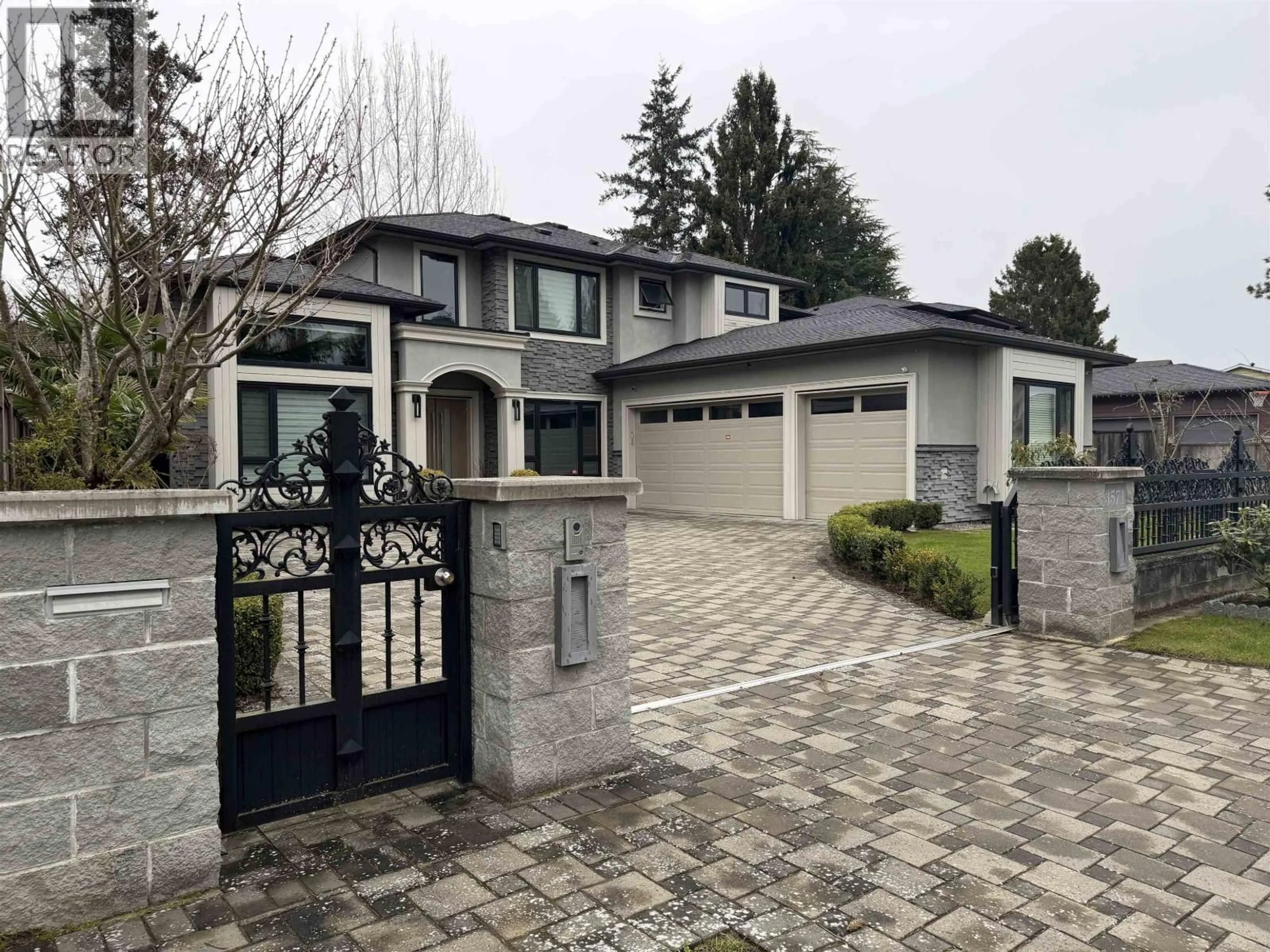 Home with brick exterior material, street for 3571 SABLE AVENUE, Richmond British Columbia V7E2A3