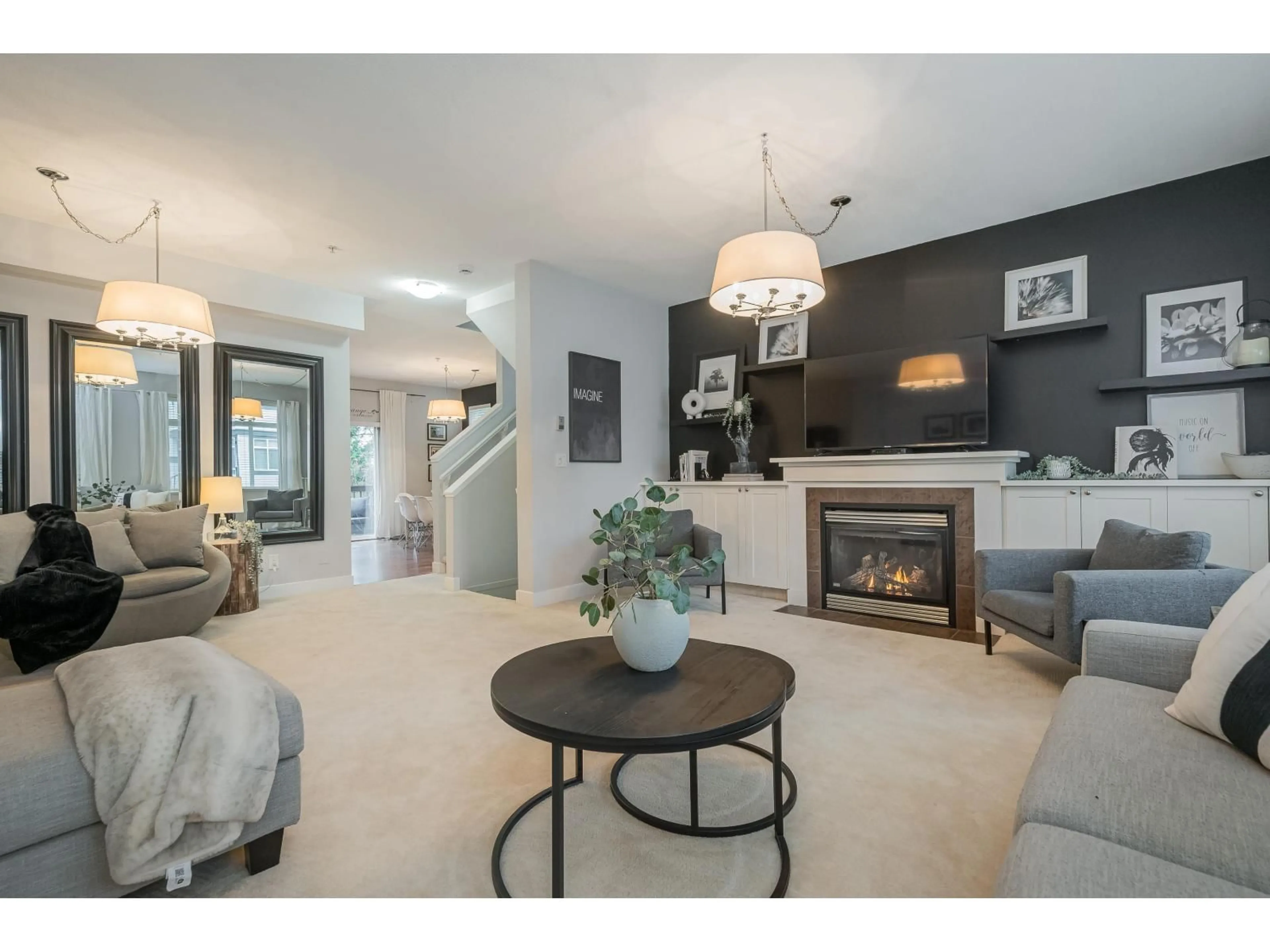 Living room with furniture, unknown for 49 - 19932 70 AVENUE, Langley British Columbia V2Y3C6