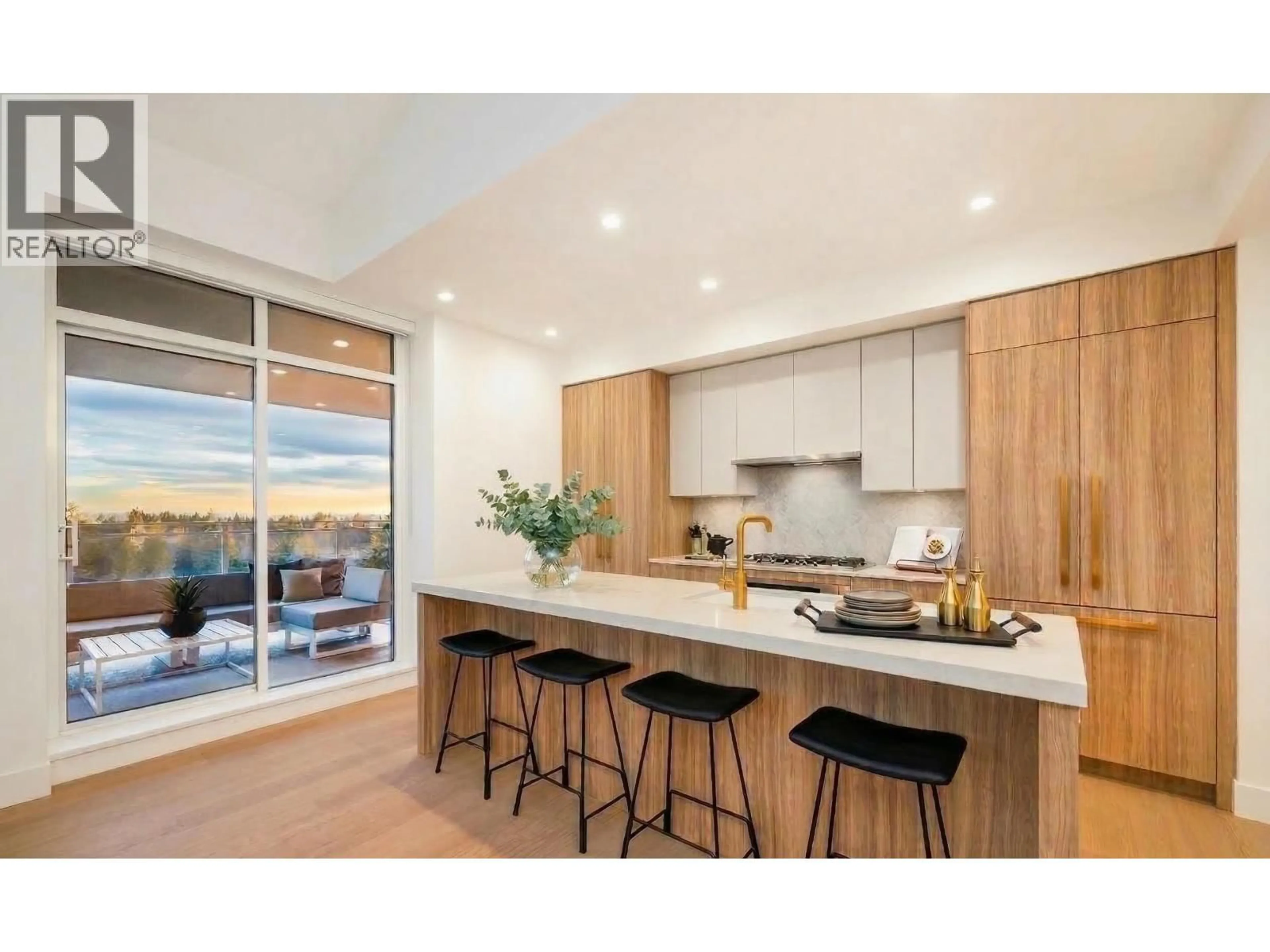 Open concept kitchen, wood/laminate floor for PH 1103 - 2325 EMERY COURT, North Vancouver British Columbia V7J0E8