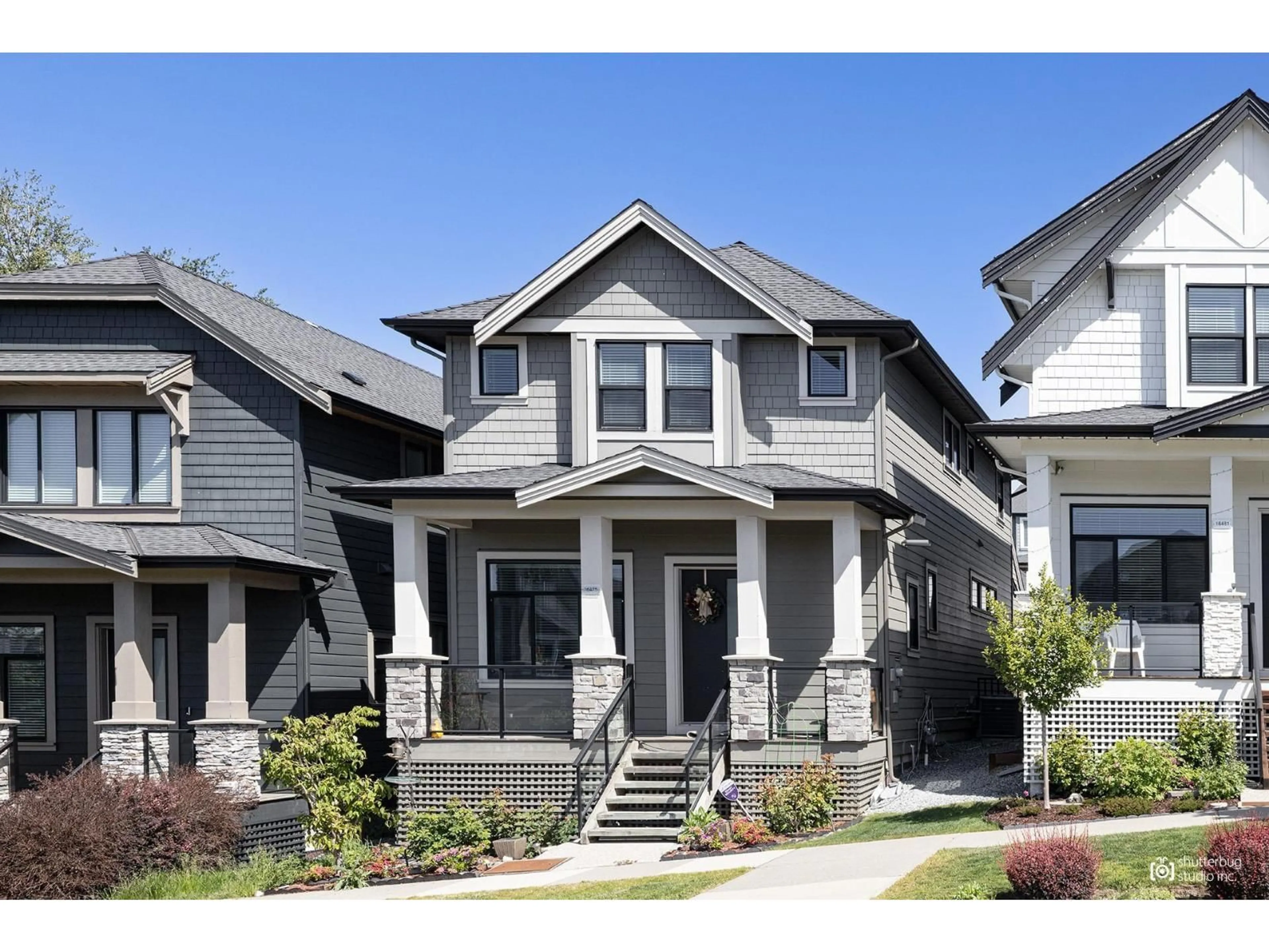 Home with vinyl exterior material, street for 16475 21A AVENUE, Surrey British Columbia V3Z0V5